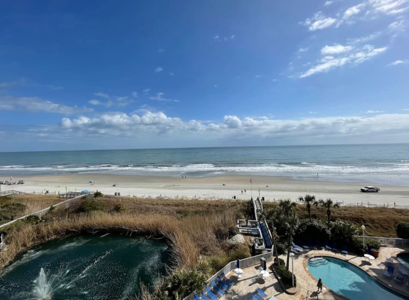 Direct balcony view 