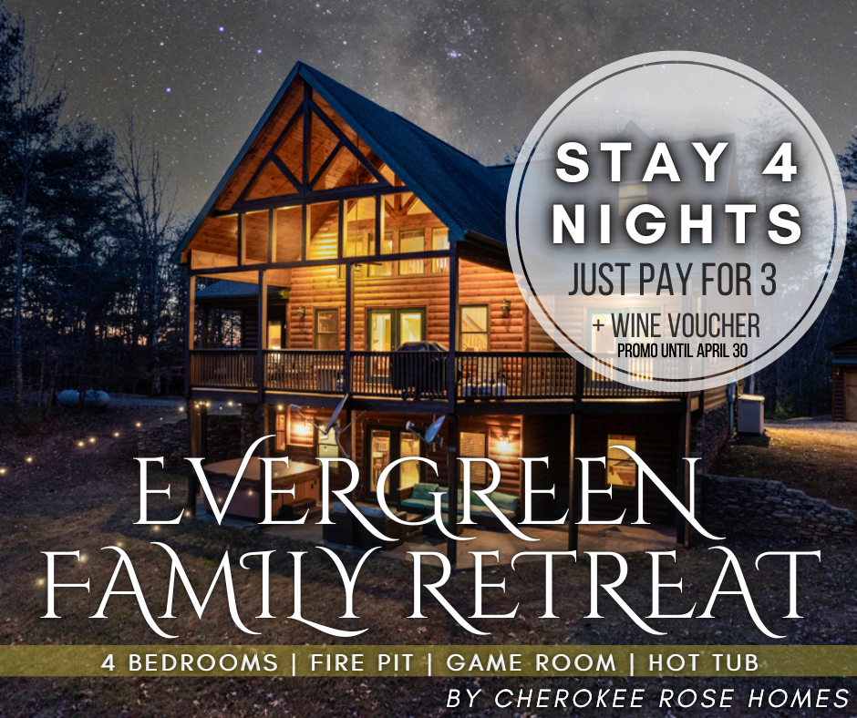 Stay 4 nights and pay for only 3. Valid for stays through April 2026. Send us a message to learn more.