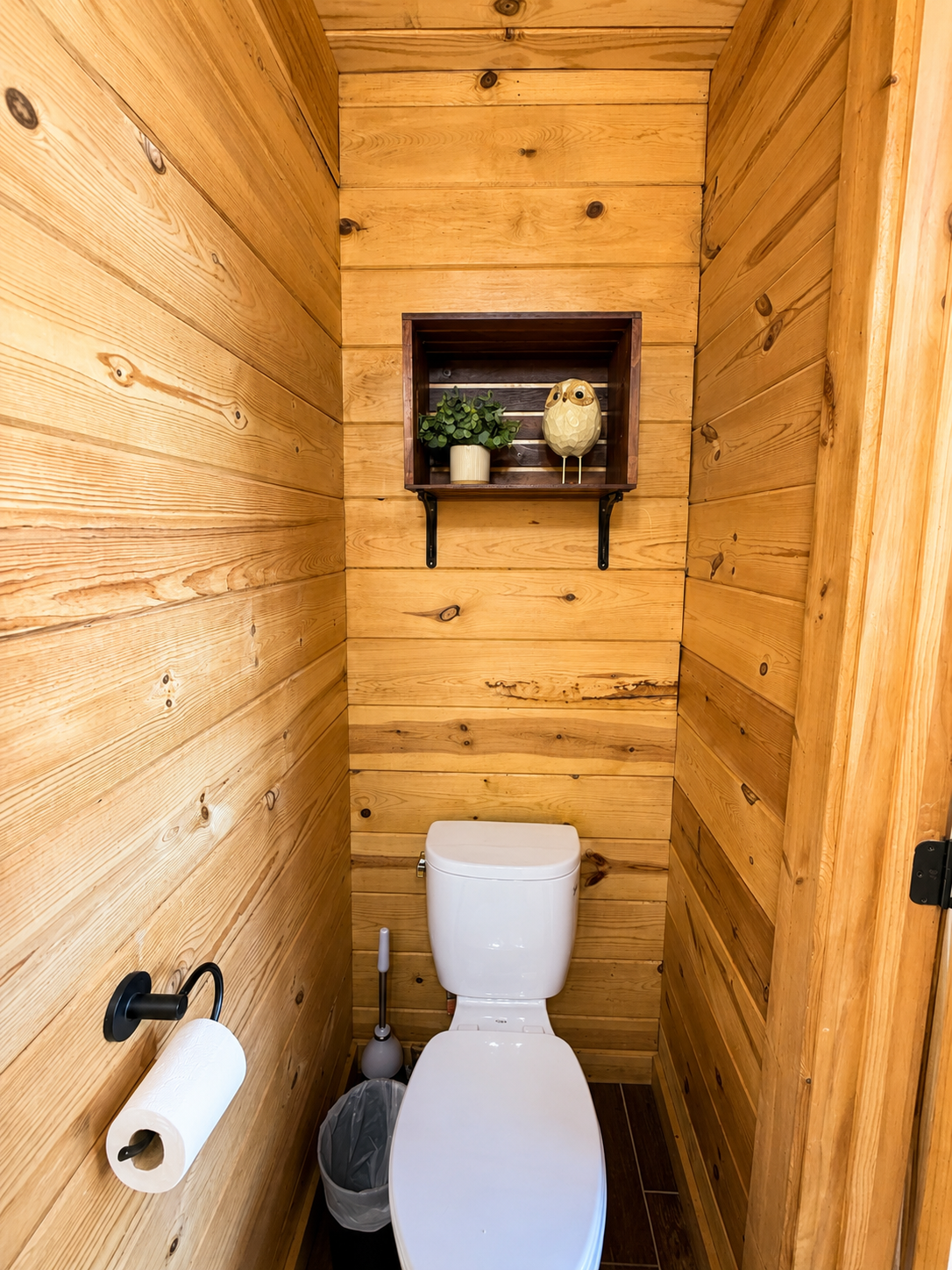 Half bathroom off the main area