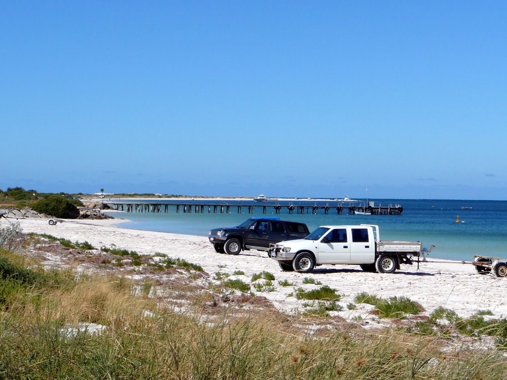 Park on the nearby beach and put the boat in!