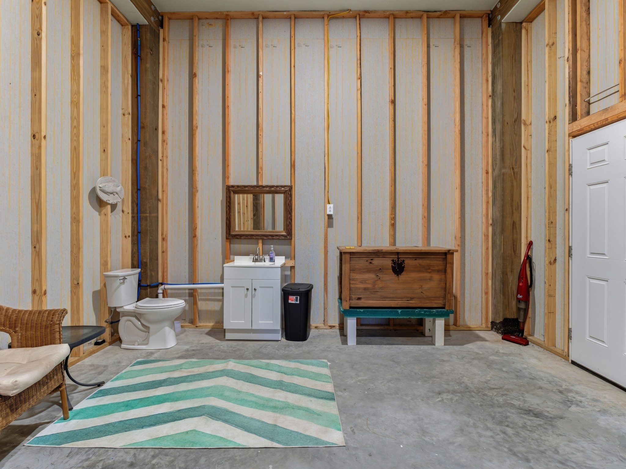 Downstairs half bath