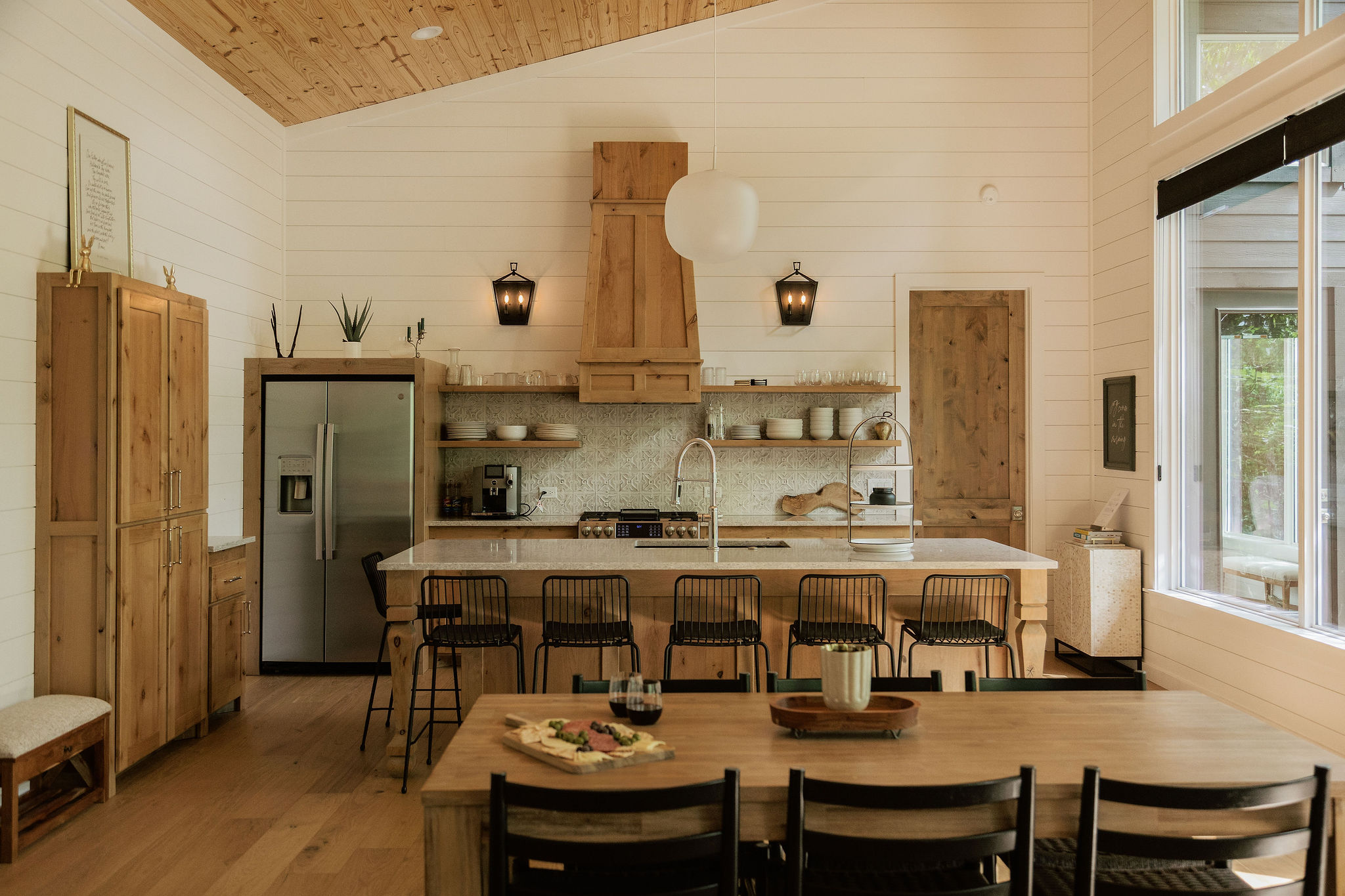 Beautifully appointed kitchen with attached formal dining