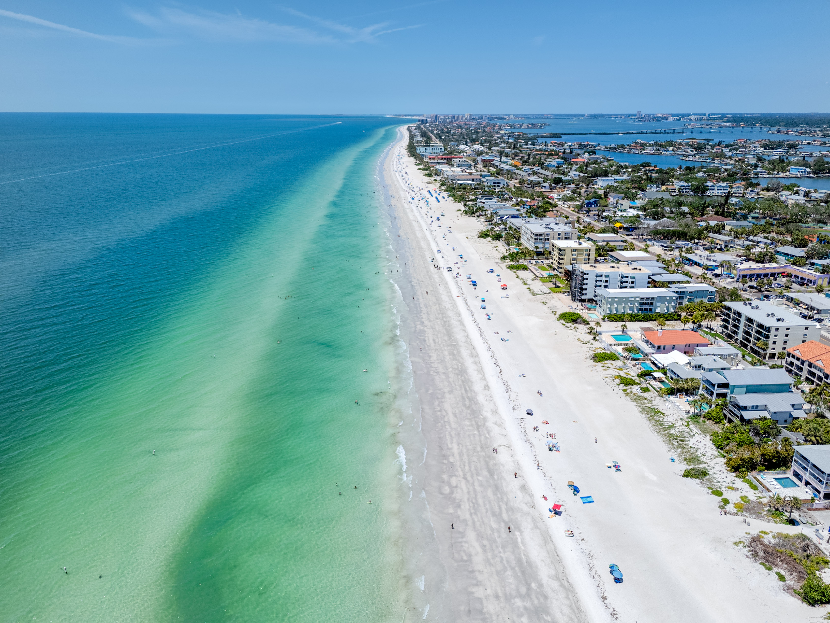 Emerald green gulf waters 