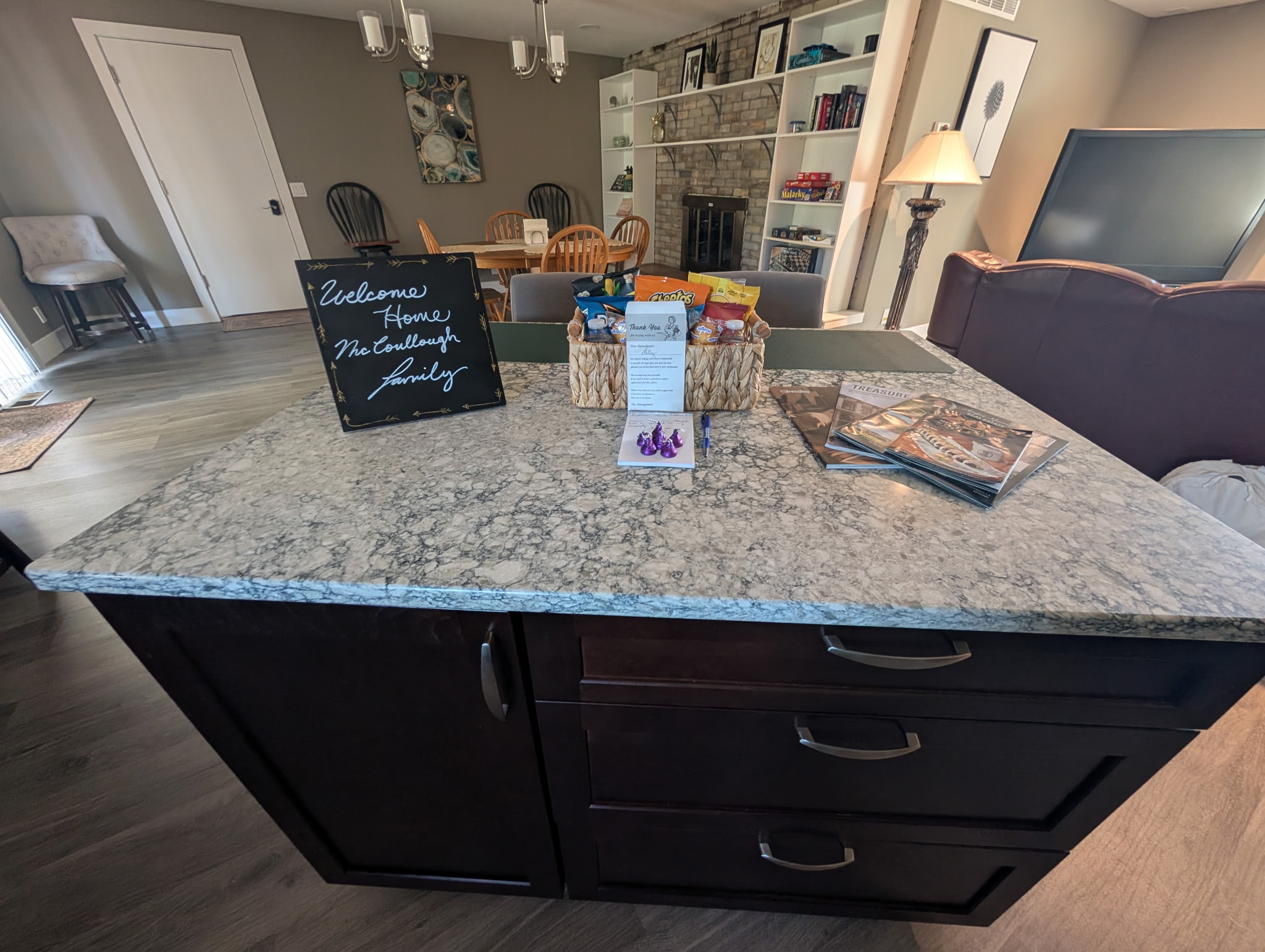 Welcome basket in this single level property