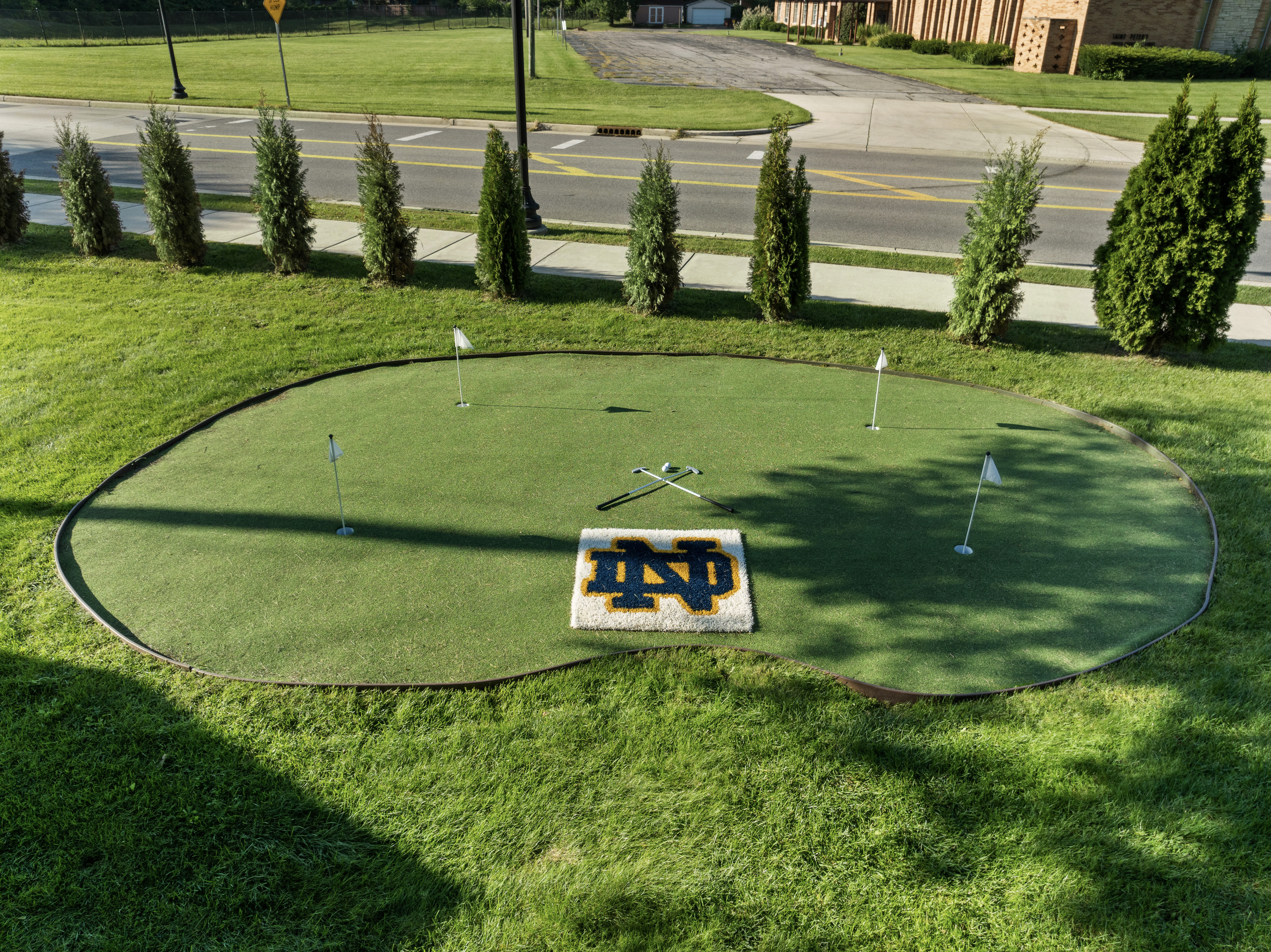 Rockne Compound putting green
