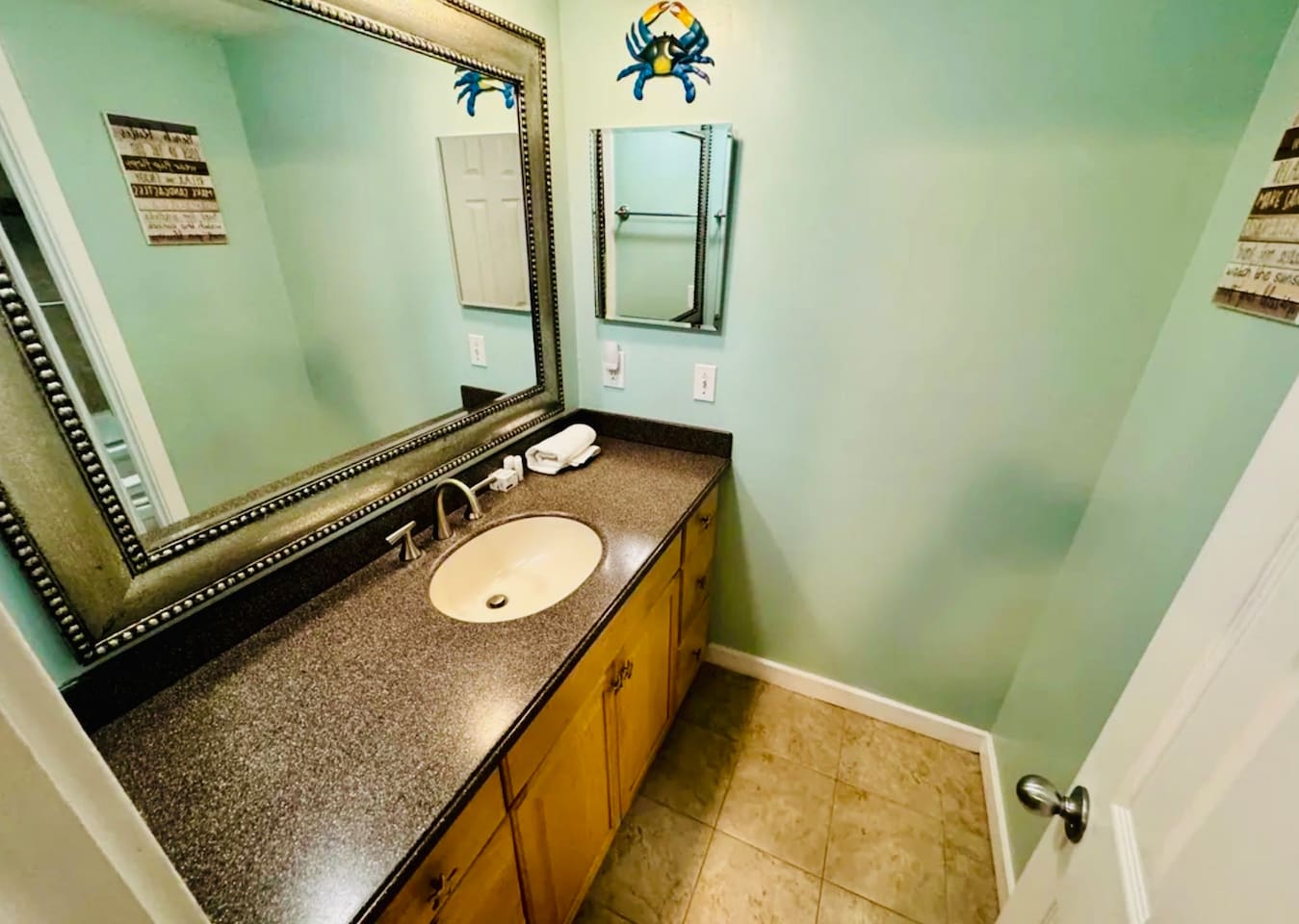 Second bathroom vanity