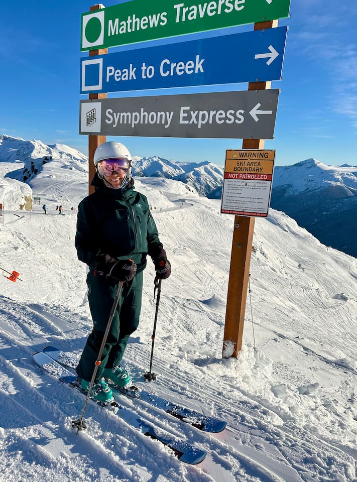 Whistler Blackcomb “is” in your backyard.  Ski from Peak to Creek. 