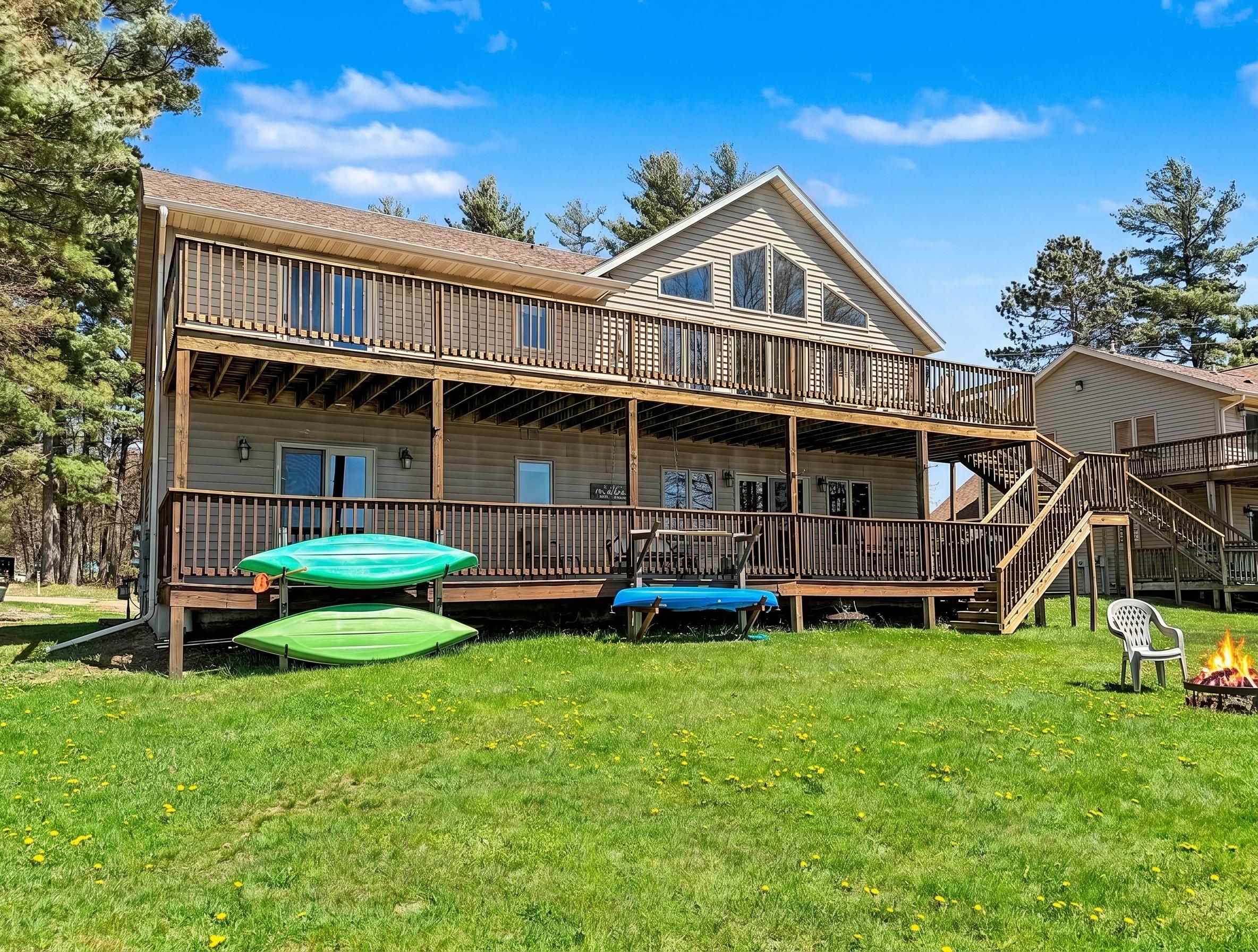 Deck - Yard Games with Lake View