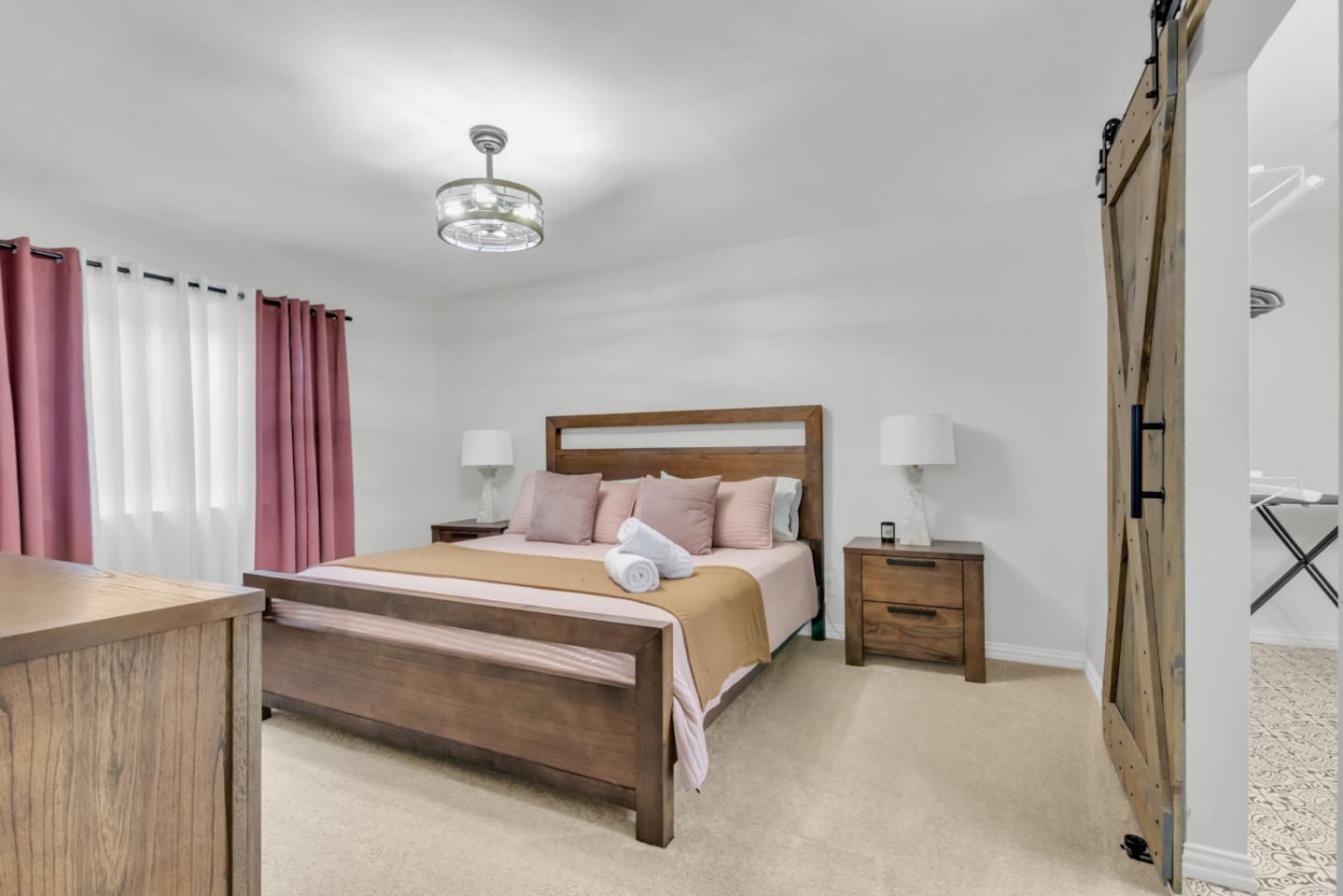 Retreat to the luxe king suite; soft linens, modern touches, and a restful sleep await you.