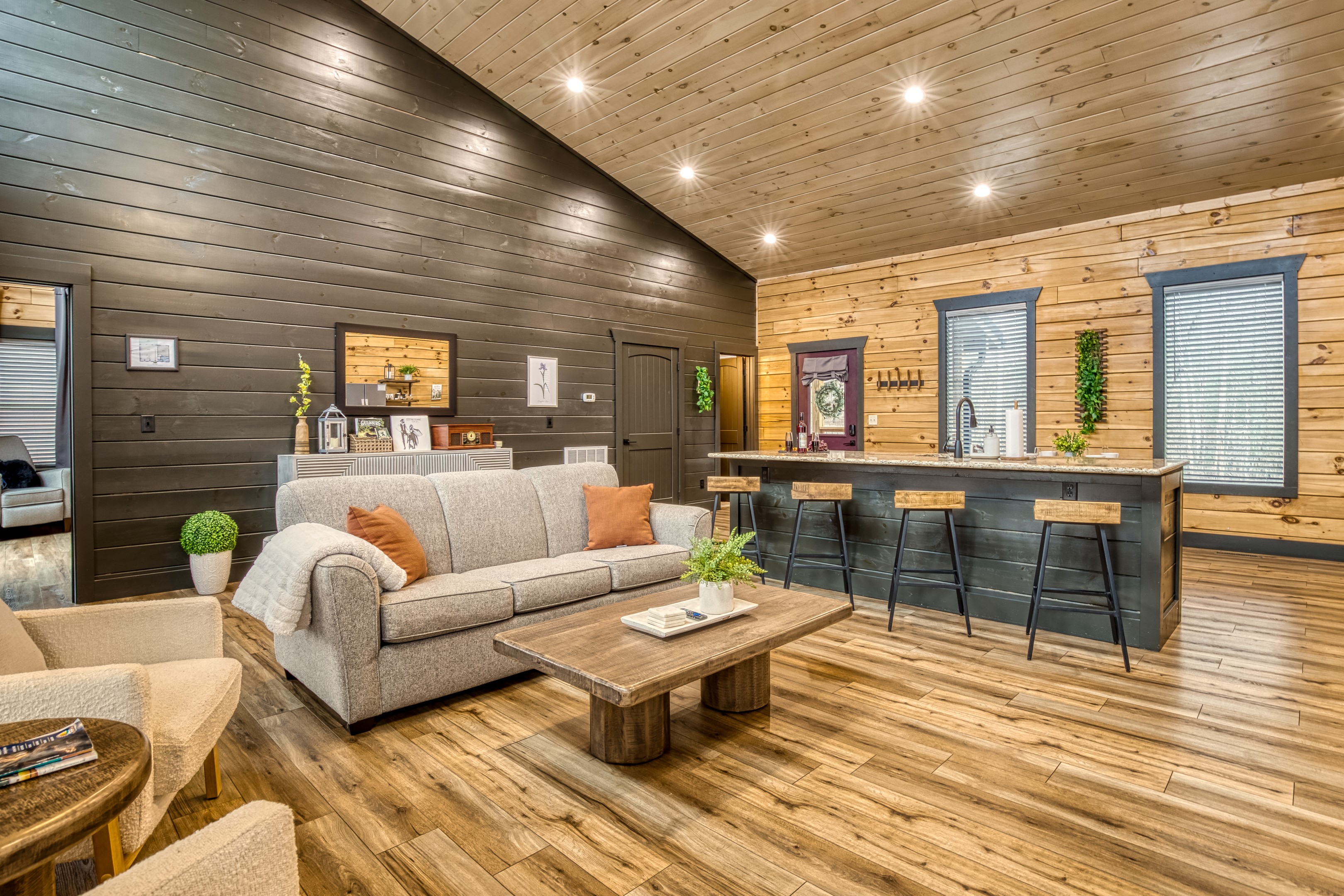 Comfortable queen size sofa bed for extra guests