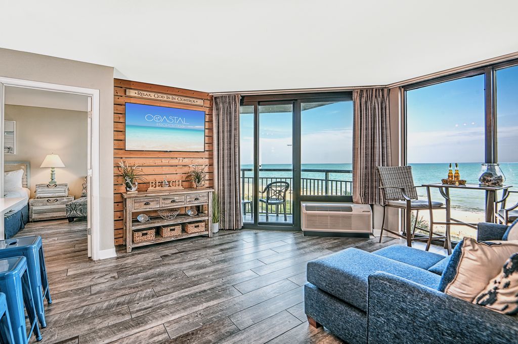 Sit back, relax, and soak in the oceanfront vibes from your private beach suite.