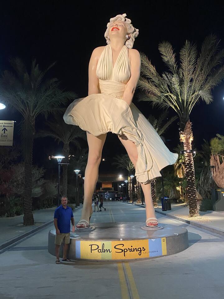 Take a drive into downtown Palm Springs to see the many sights, arts and amazing restaurants including the fun Thursday night Village Fest.  Or carry on down the Valley to see the fields of windmills and shop at...