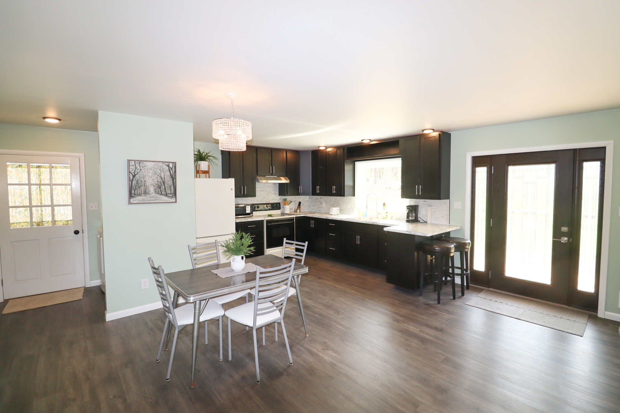 A simple cozy home base with everything you need and nothing you don't.