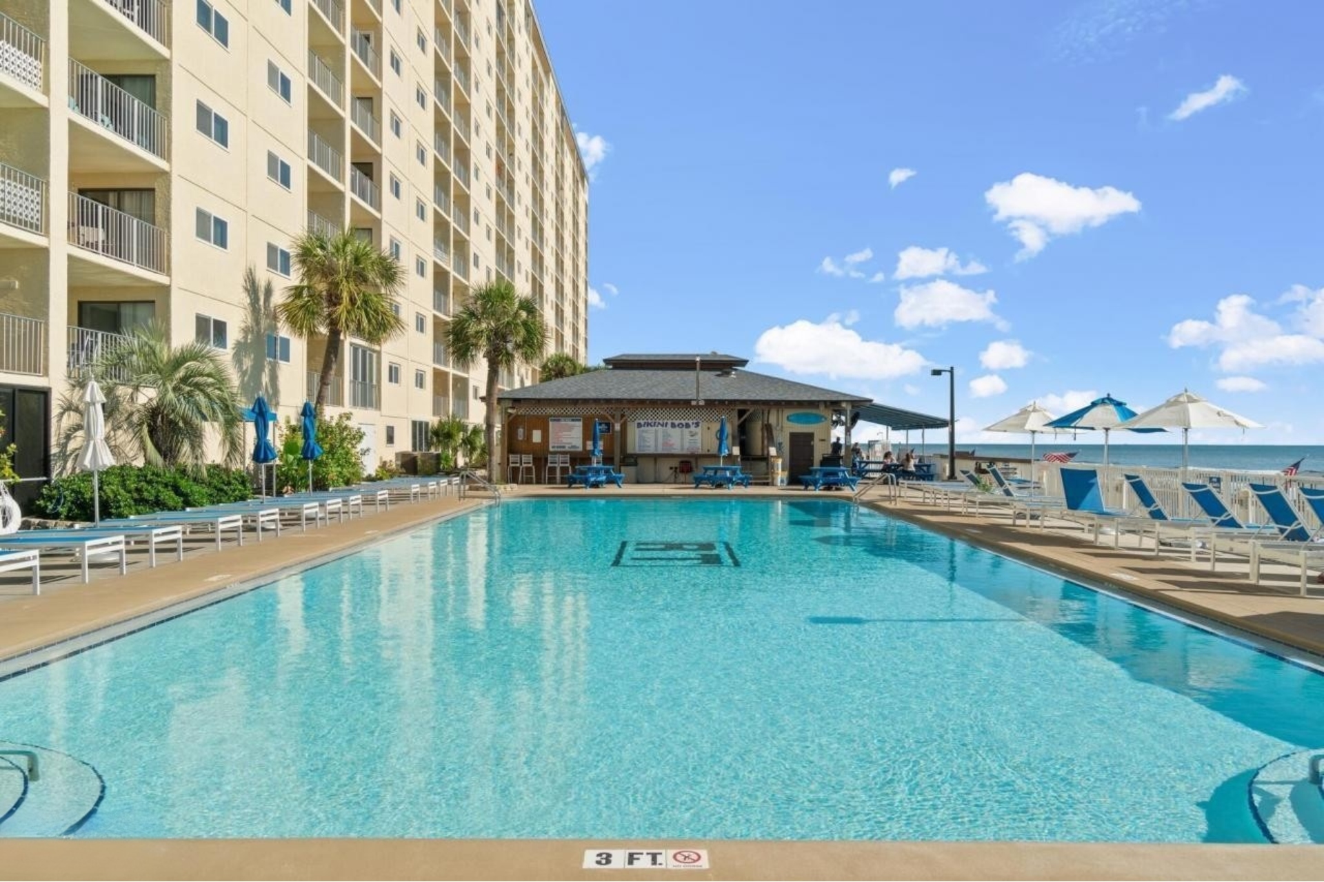 Second Gulf-front pool beside The Sandbar