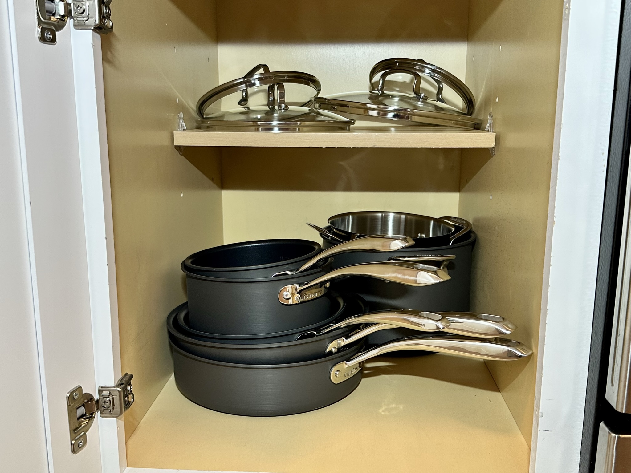 Heavy-duty Cusinart pot and pan set