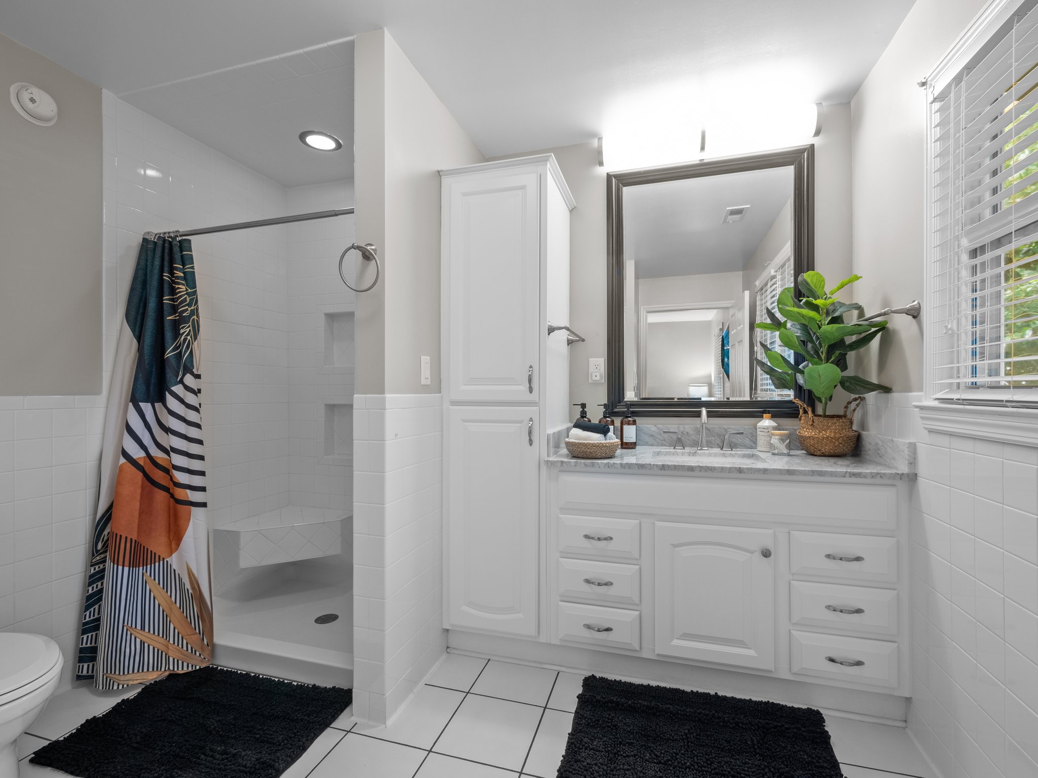 Master bathroom walk-in shower