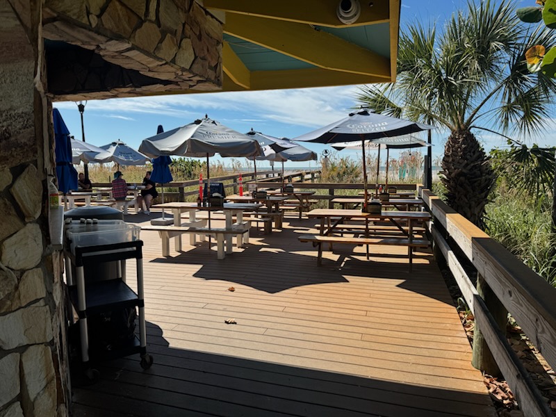 Paradise Grill is just across the street!