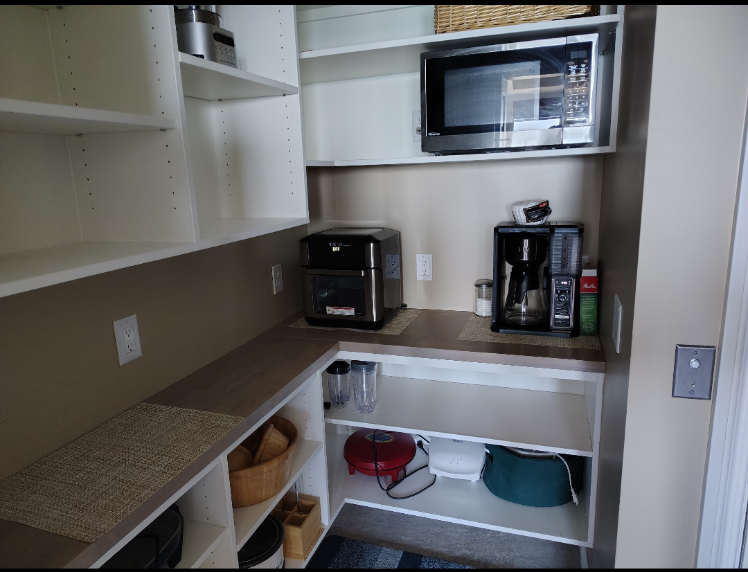 Pantry off of the Kitchen