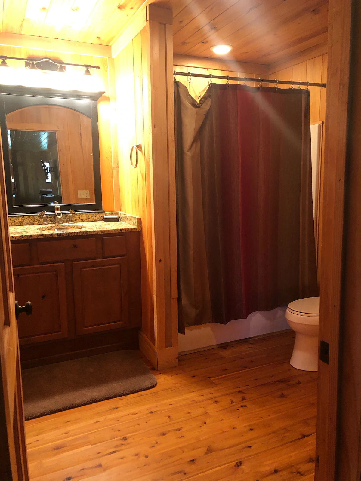 Game room bathroom