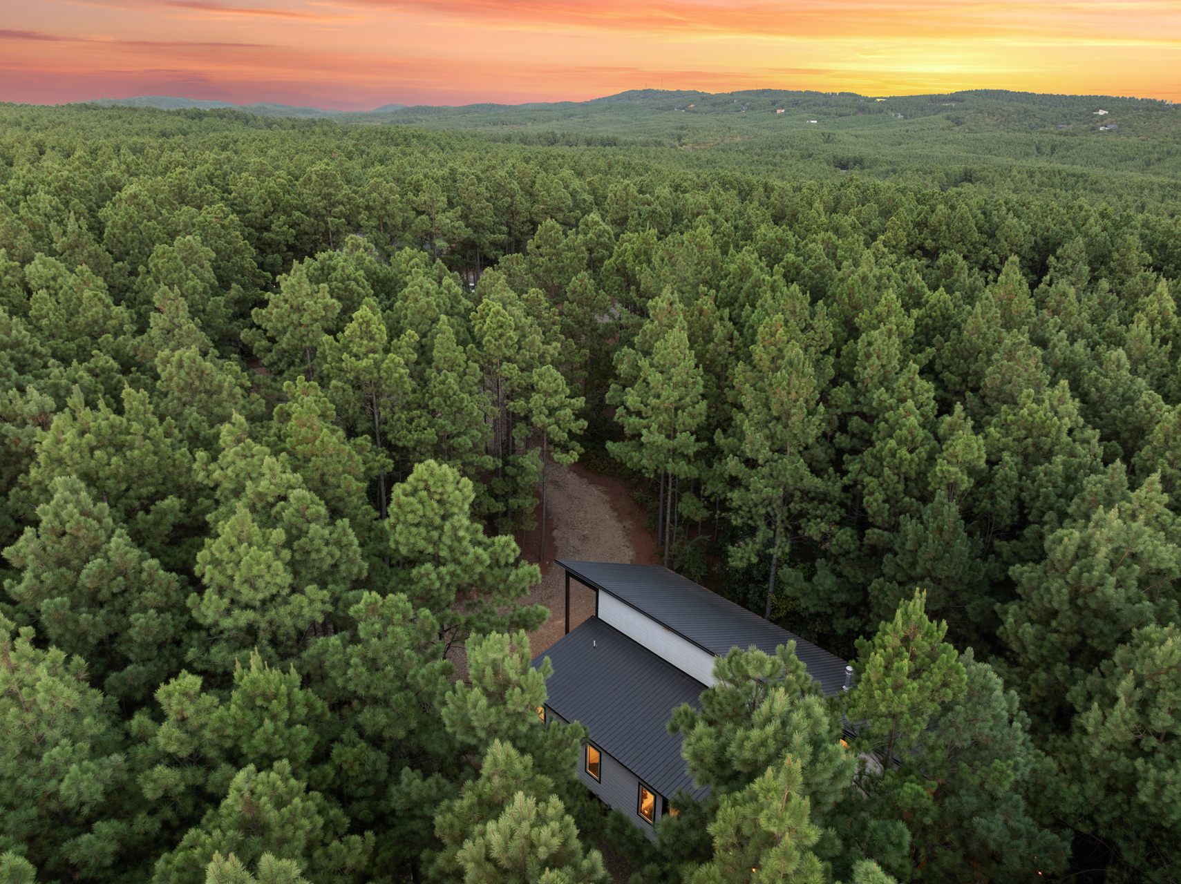 Surrounded by forest, Cedar Stillness feels tucked away from the rush, giving you the privacy and quiet guests come here to find.