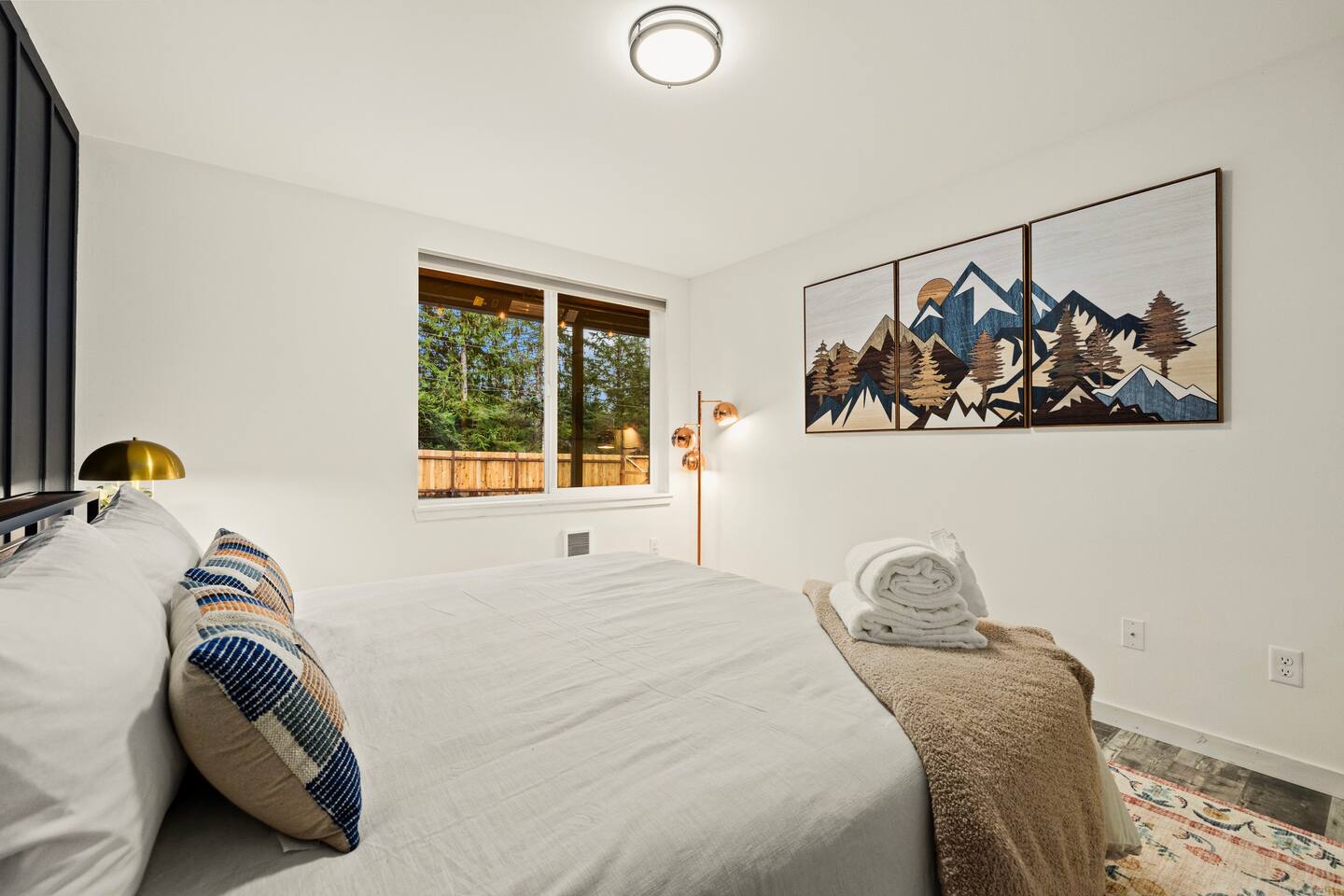 Bedroom #1 overlooks the front yard and comes with light blocking shades so you can enjoy a perfect night's sleep