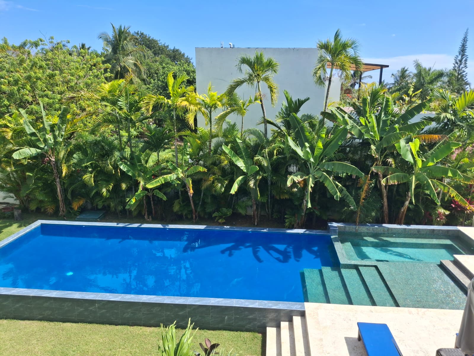 Pool view from balcony