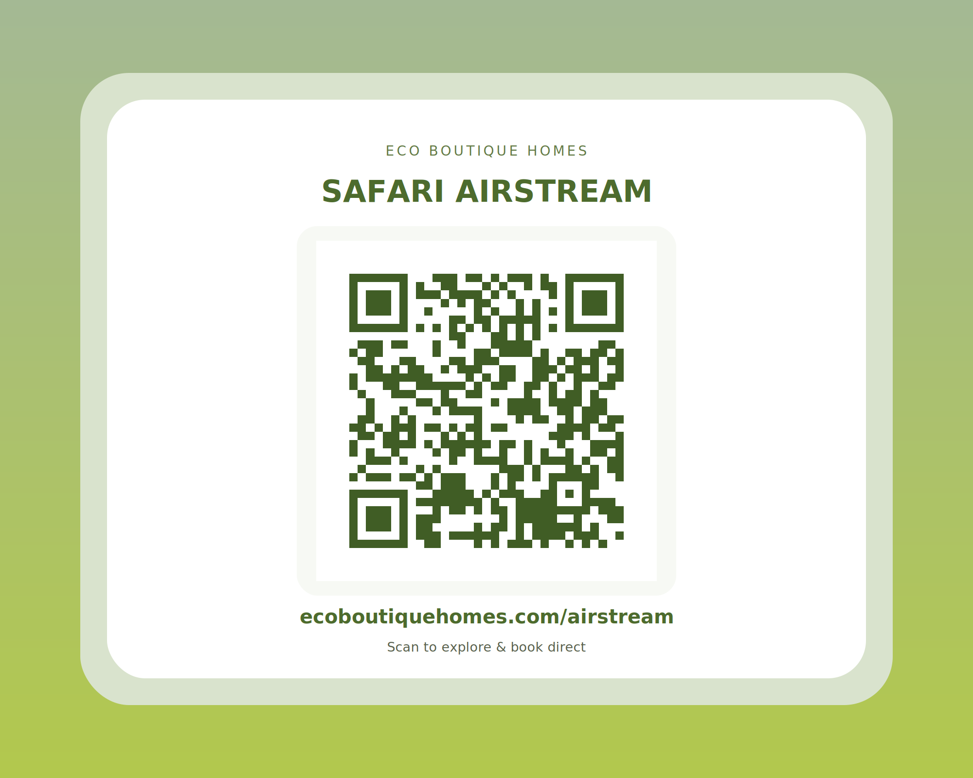 Safari Airstream | Explore and book direct: ecoboutiquehomes.com/airstream
