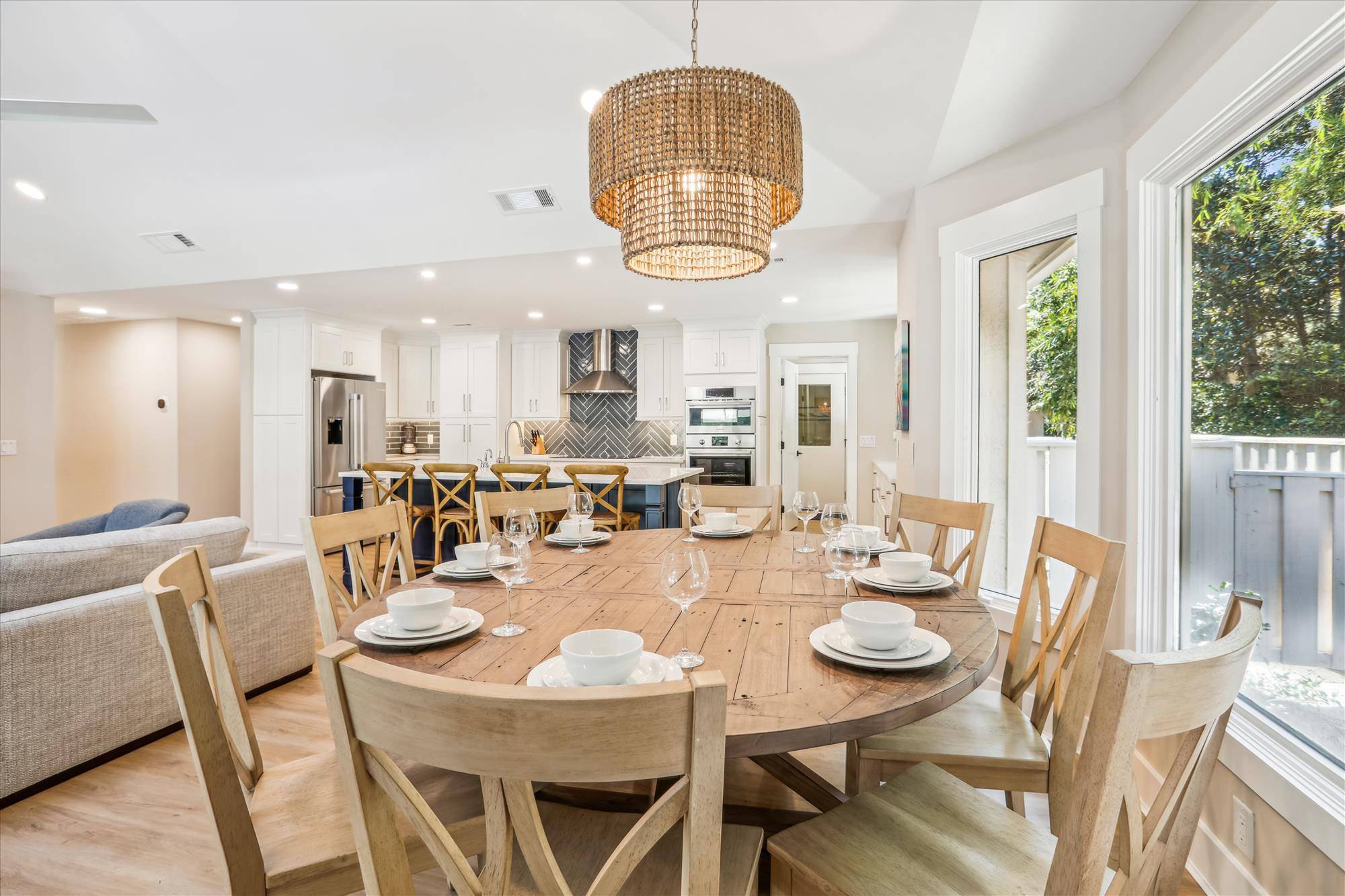 Large open floor plan keeps everyone connected