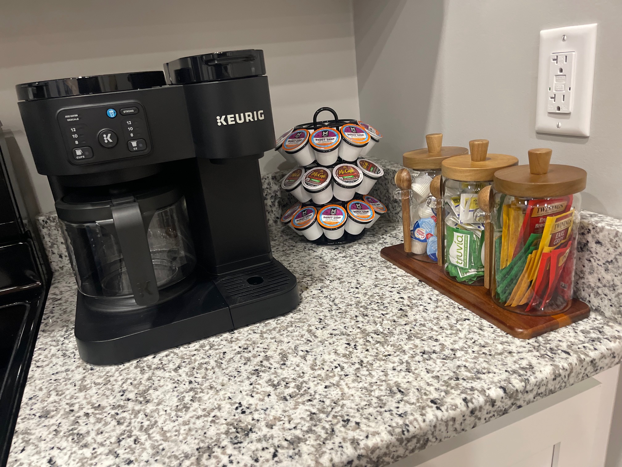 Start your morning right with our complimentary coffee bar. 