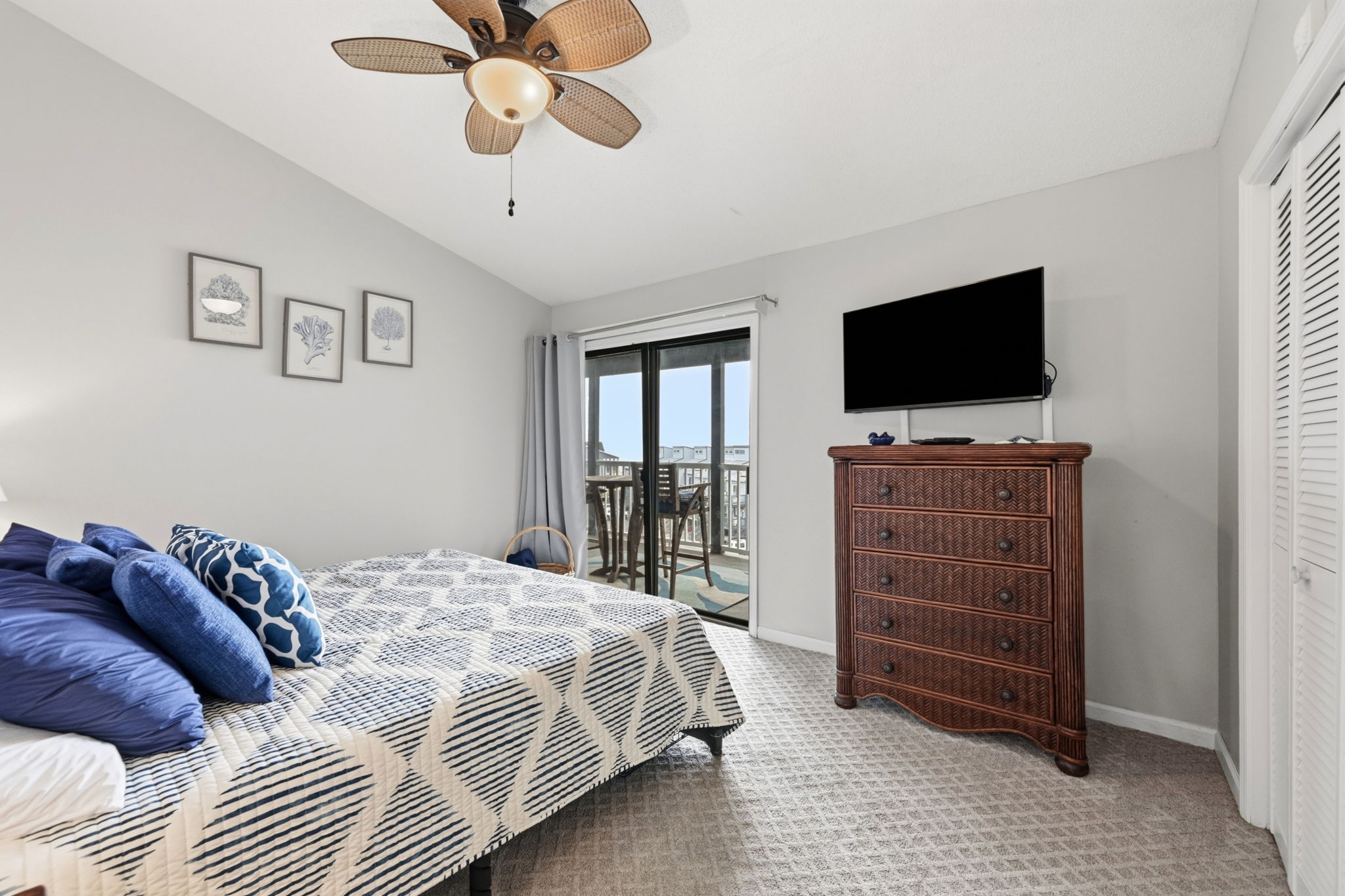Wake up, step outside, and soak in the coastal views from the balcony.