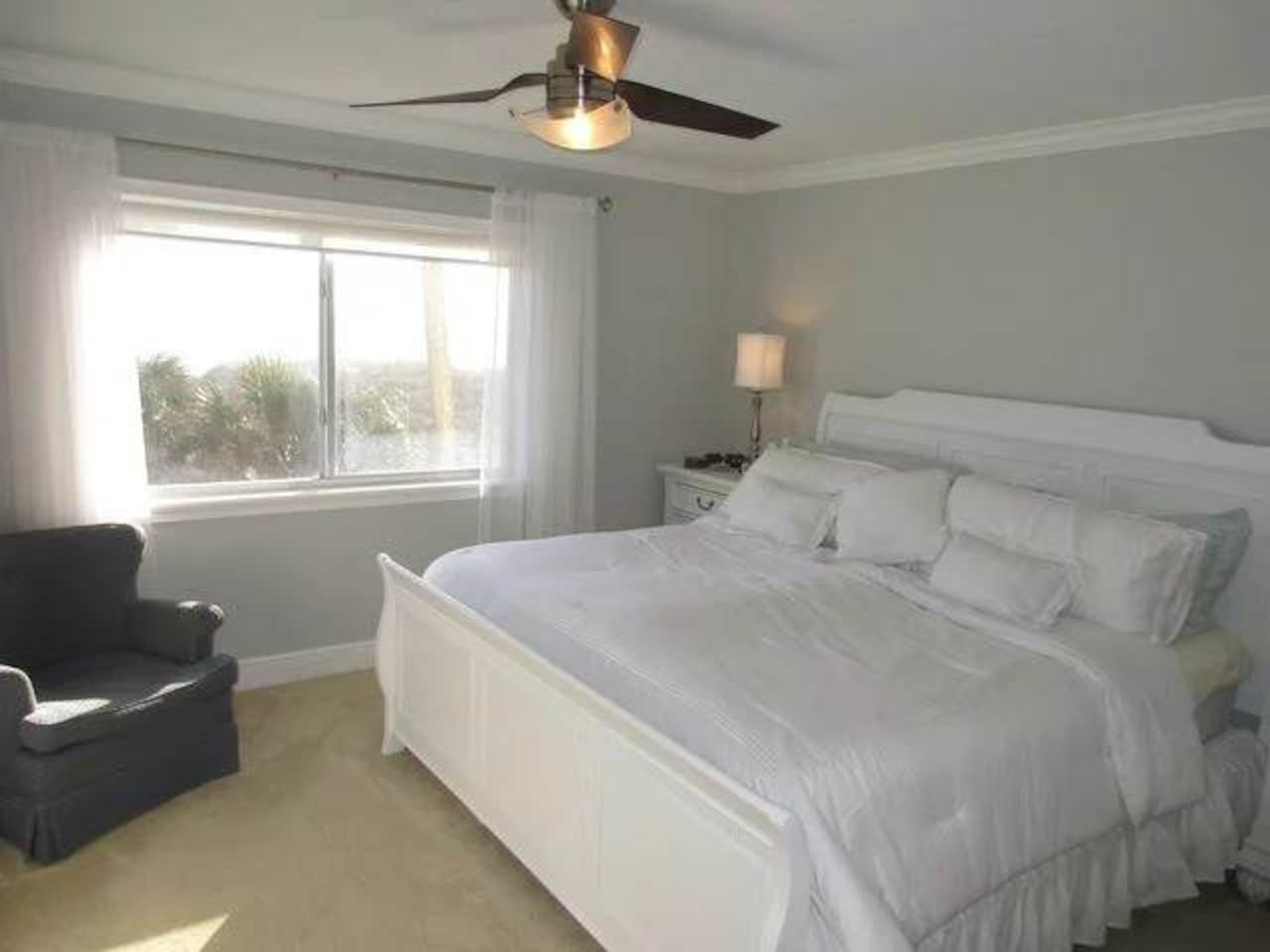 King Size Master Bedroom With a view