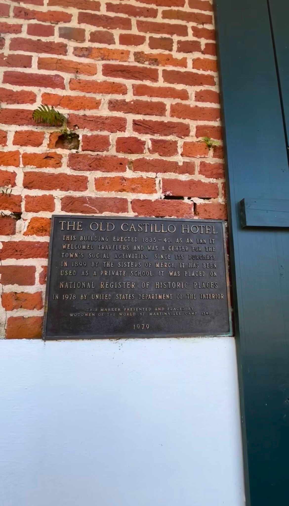 Old Castillo Hotel Historical Marker