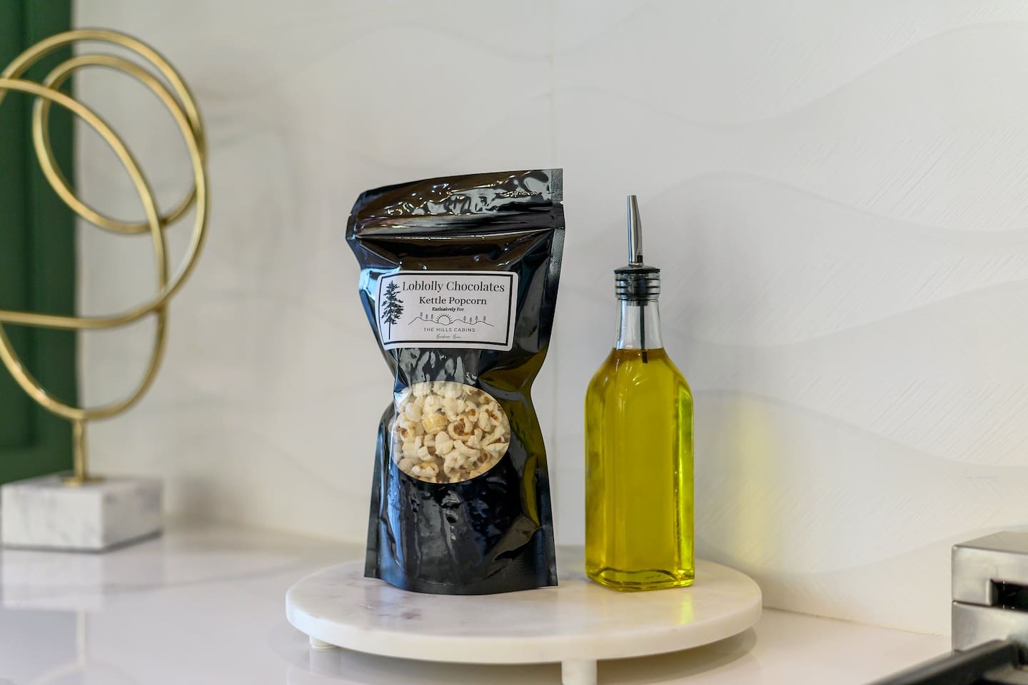 We provide all kitchen basics, including olive oil, spices, salt, pepper, and more!