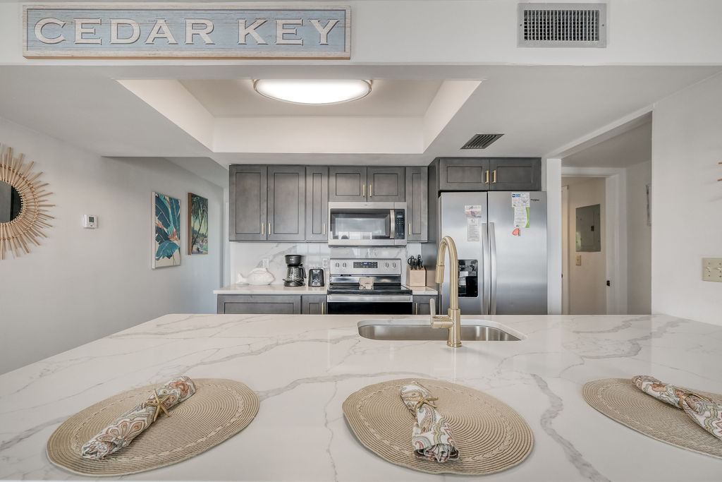 Fully equipped kitchen...