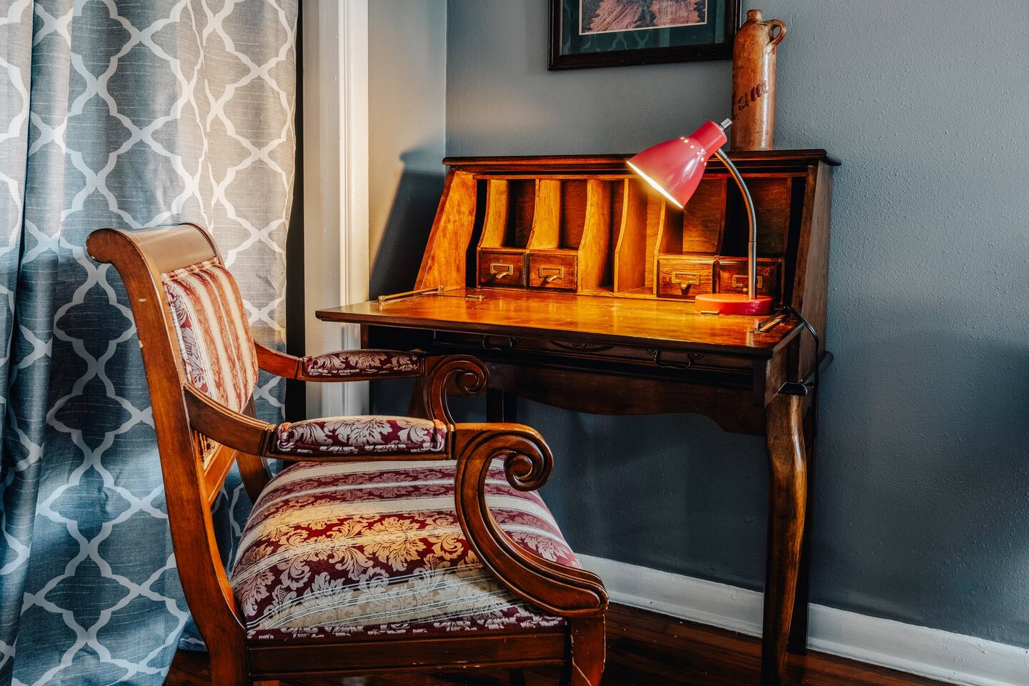 work table in bedroom 2