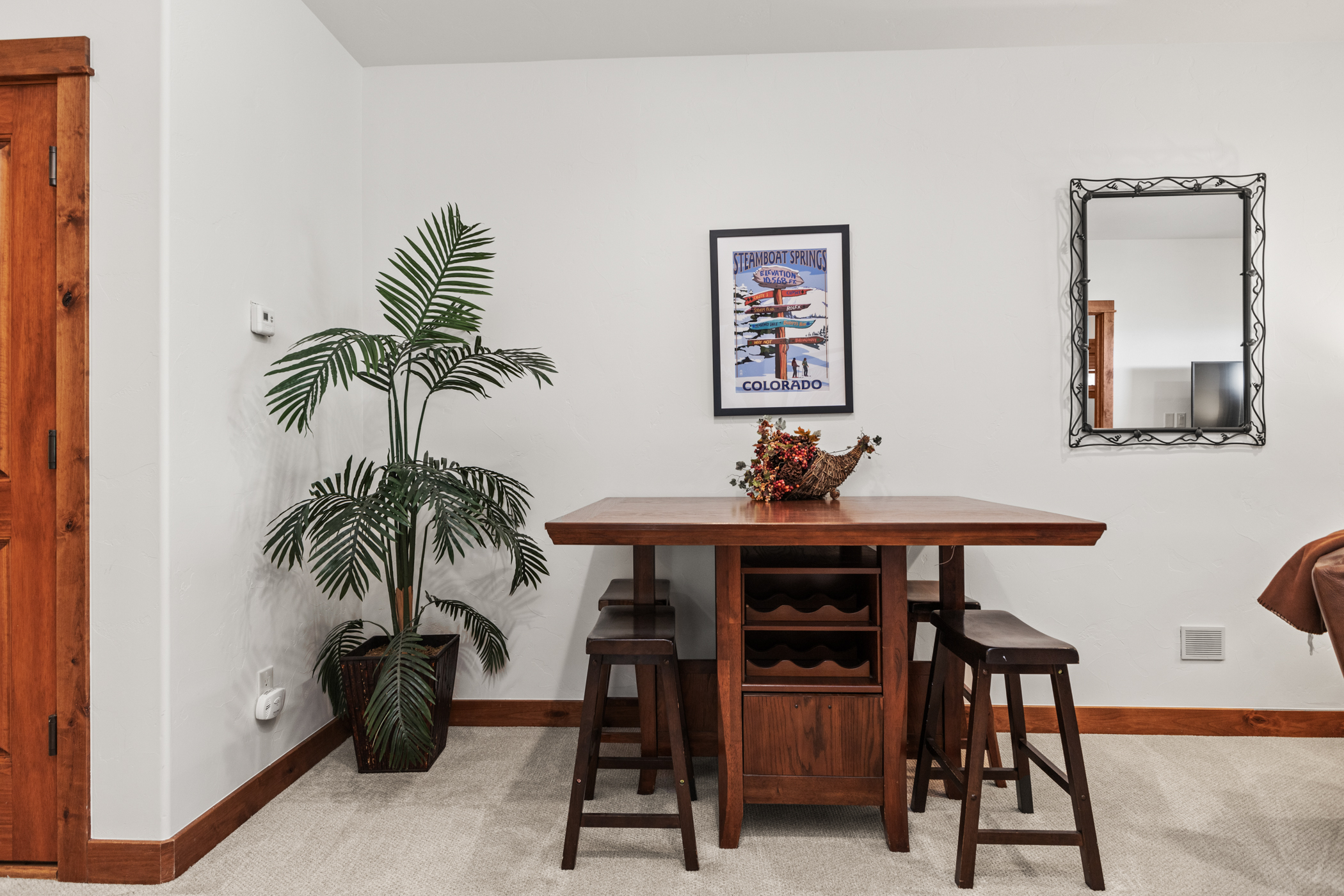 2nd Level - Living Area with Secondary Dining Table