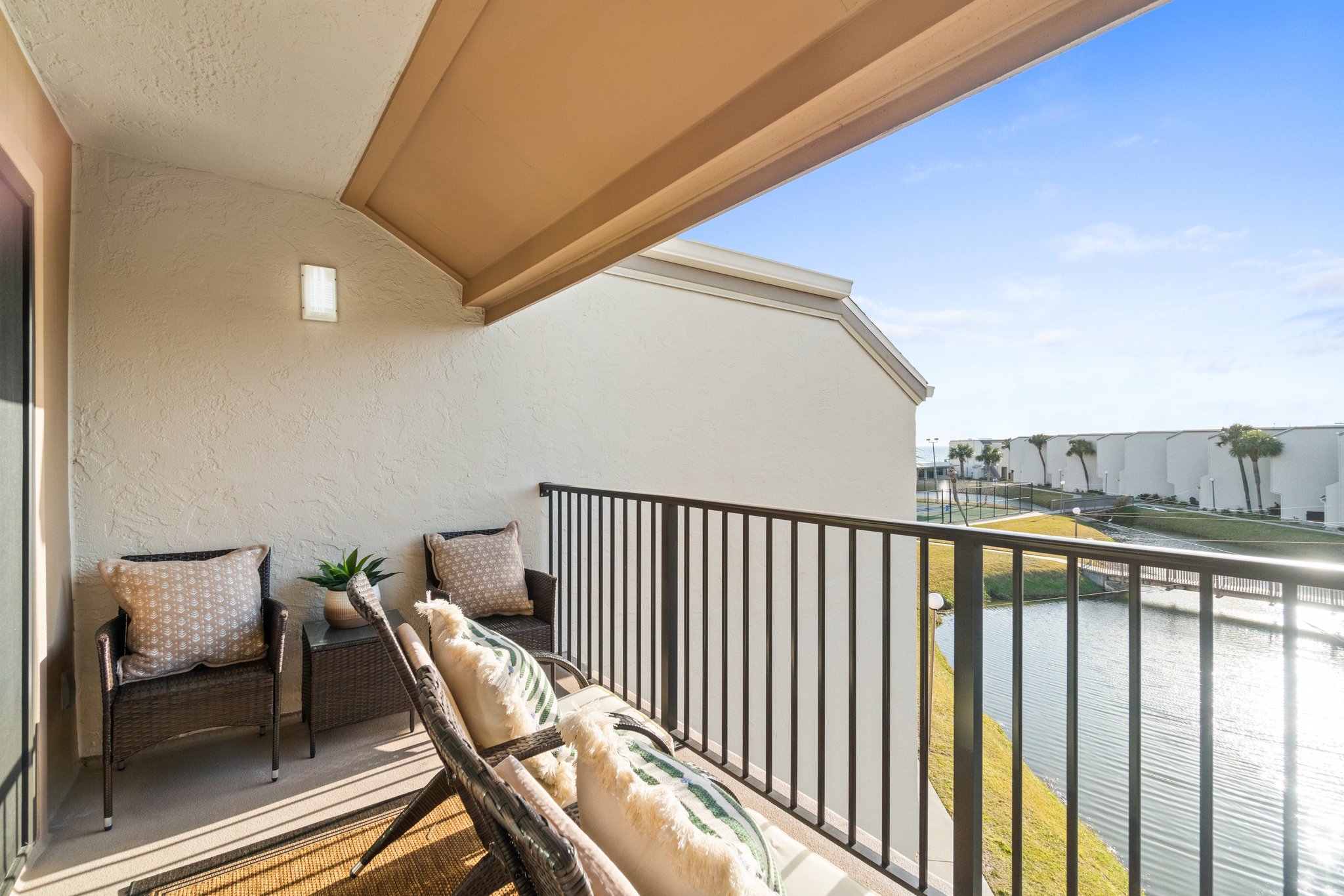 primary balcony to relax after a day in the sun