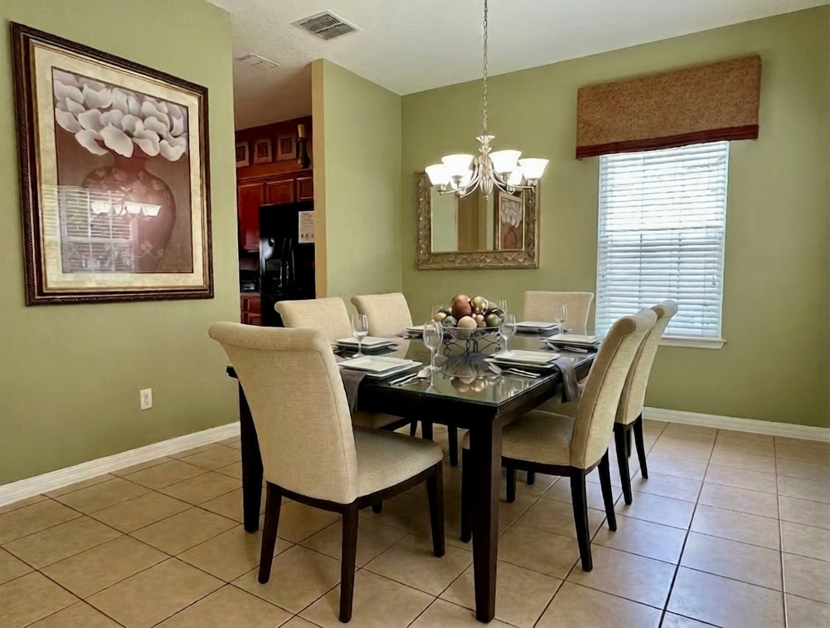 Roomy Dining Room