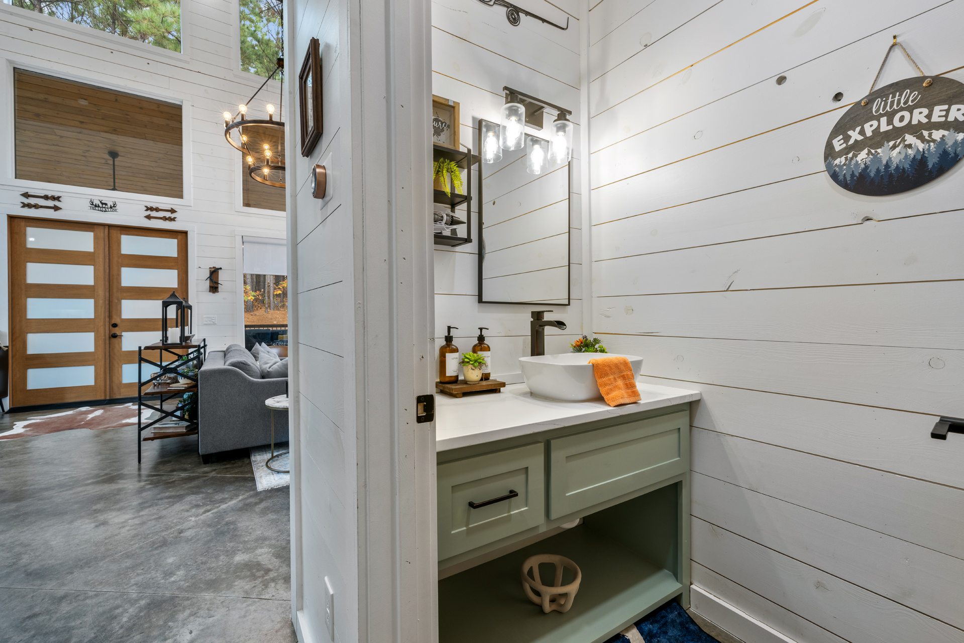 Hallway Guest Bathroom