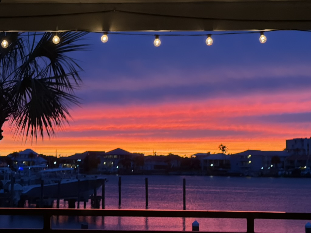 Louisiana Lagniappe - View from the porch. Amazing Sunsets!