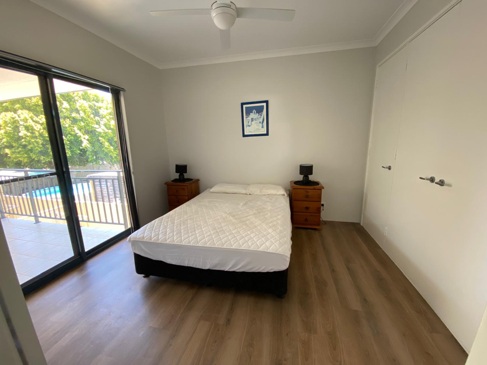 Main Bedroom & balcony upstairs