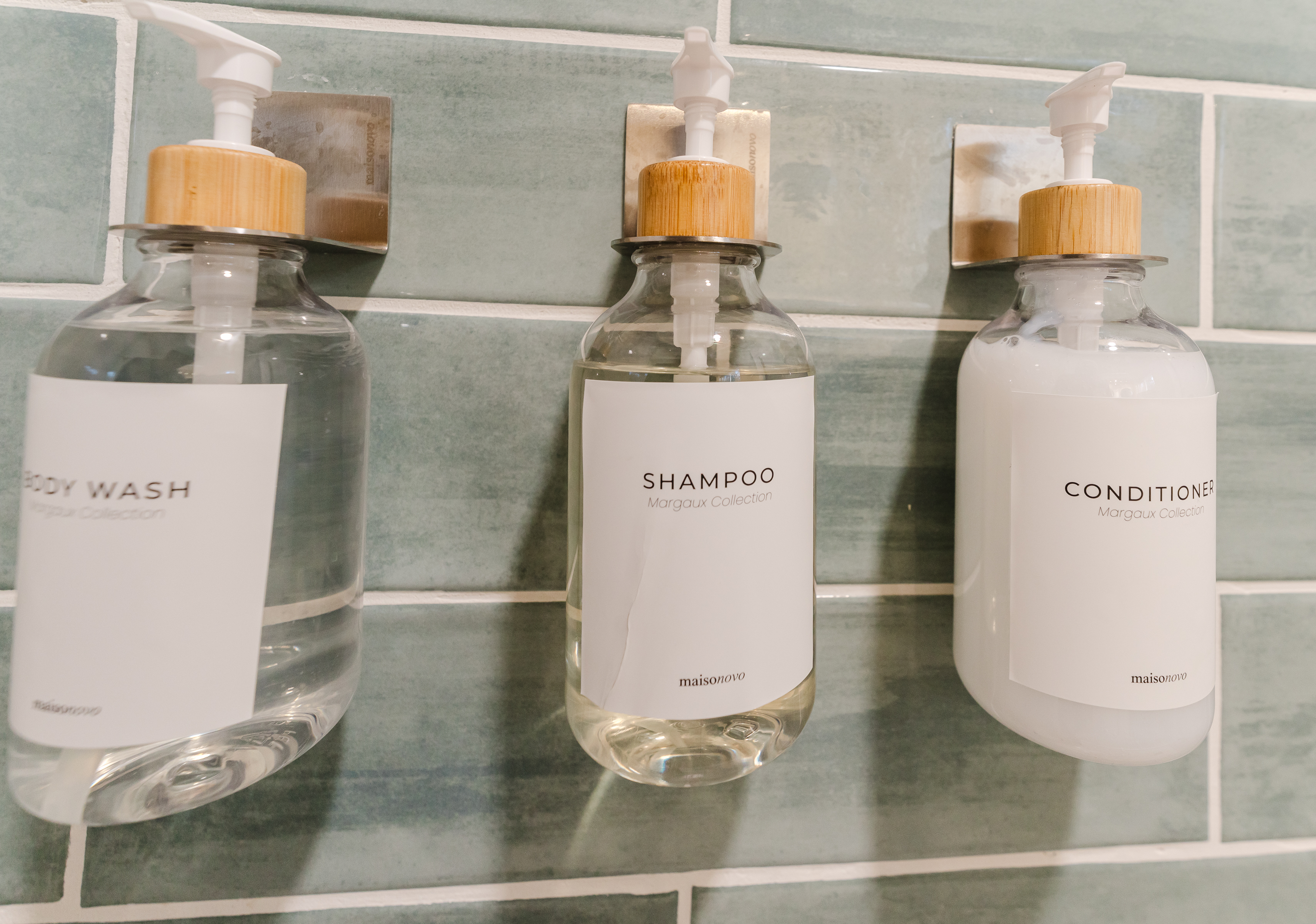 Spa-inspired bathroom details with premium shampoo, conditioner, and body wash. Thoughtfully curated finishes and hotel-quality touches throughout.
