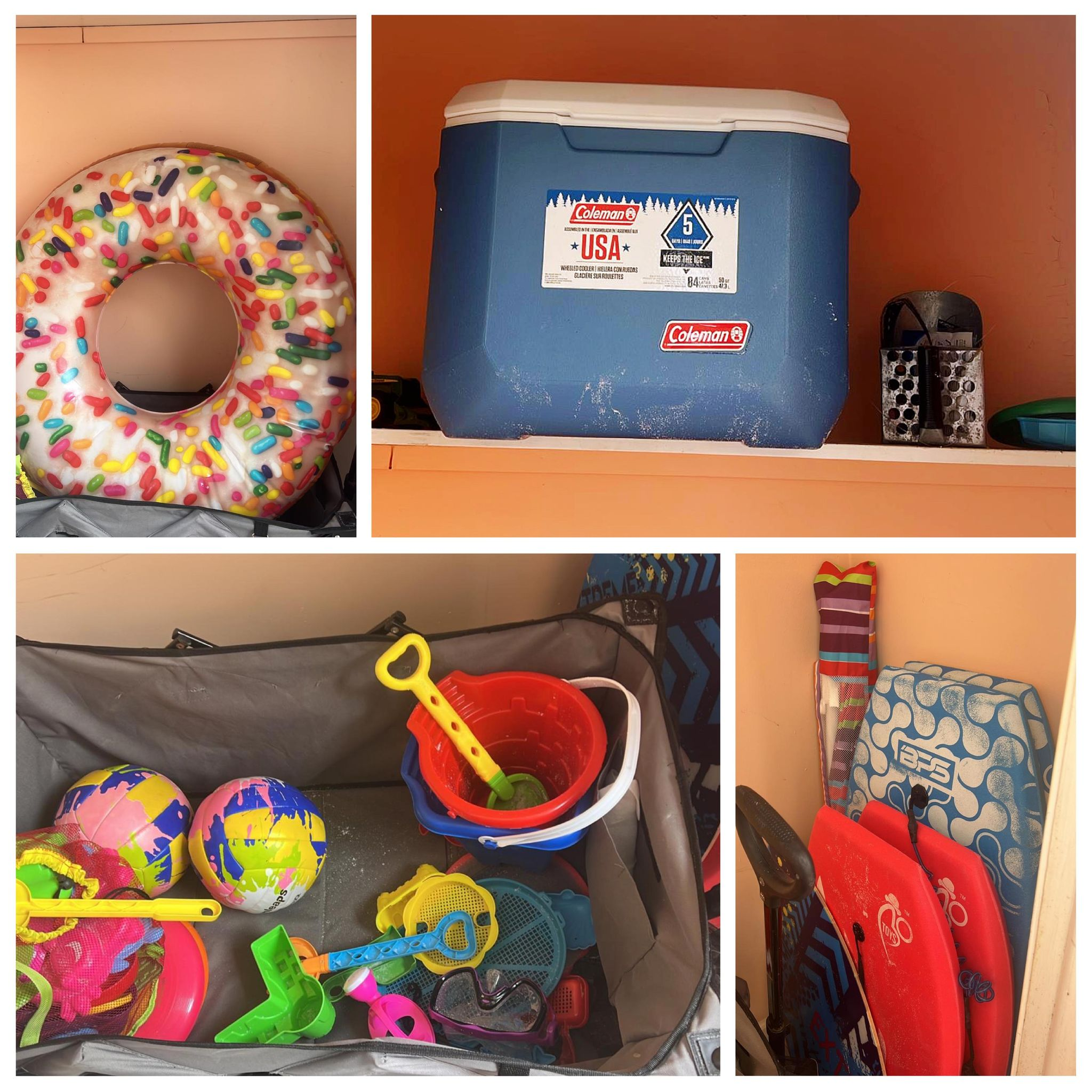 No need to buy beach toys, we've got you covered