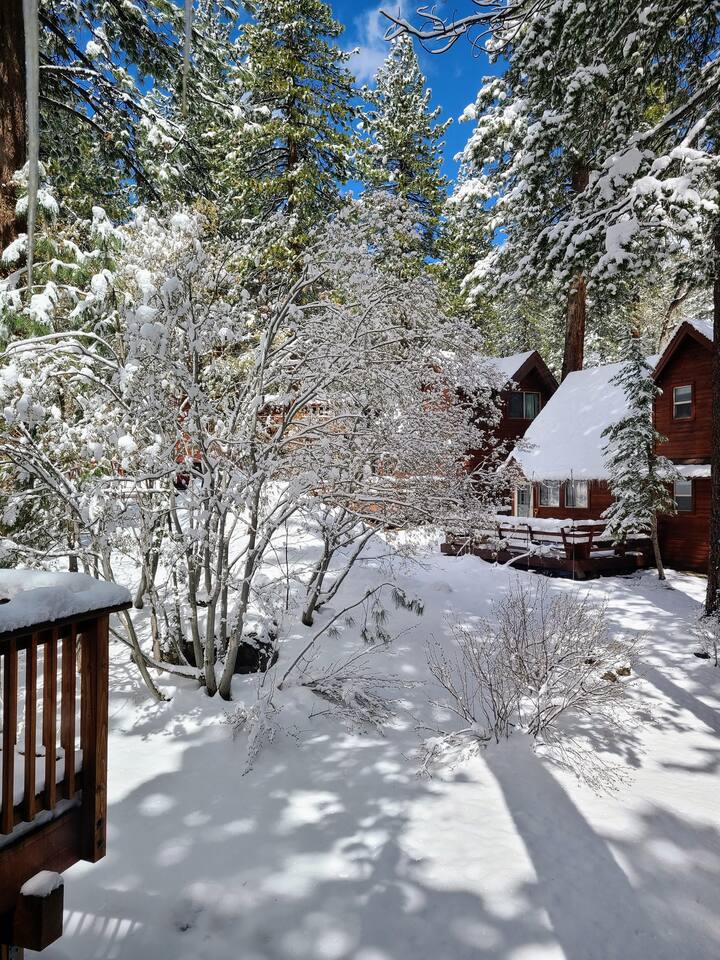 Wake up to snow out your windows in the morning!