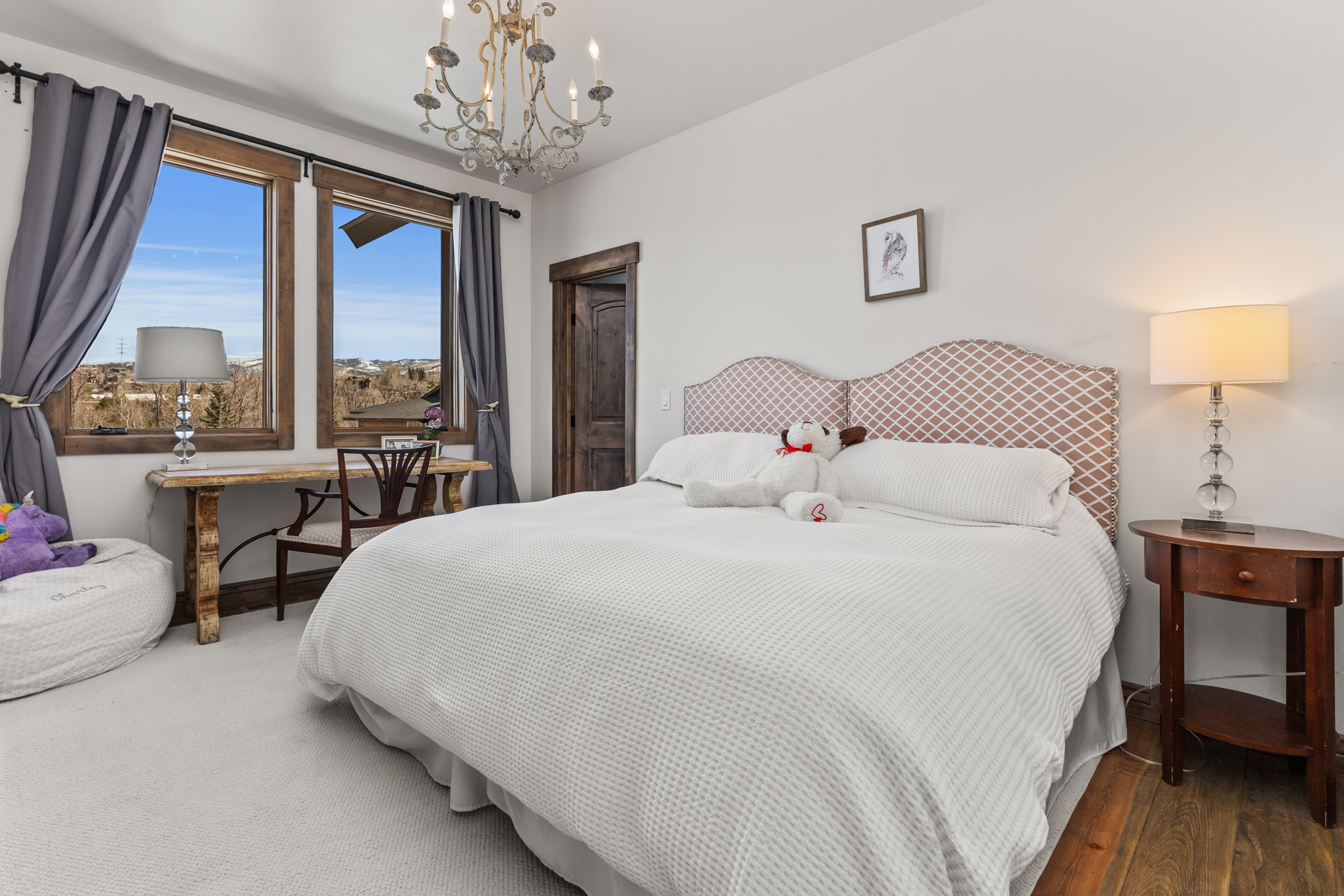 Upper Level King Bedroom 2 -- King Conversion Option