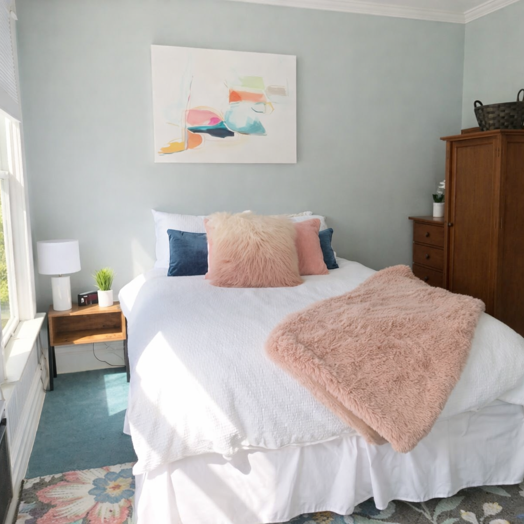 Bedroom #4 of 4: Queen bed + futon -  sleeps 2-4 guests