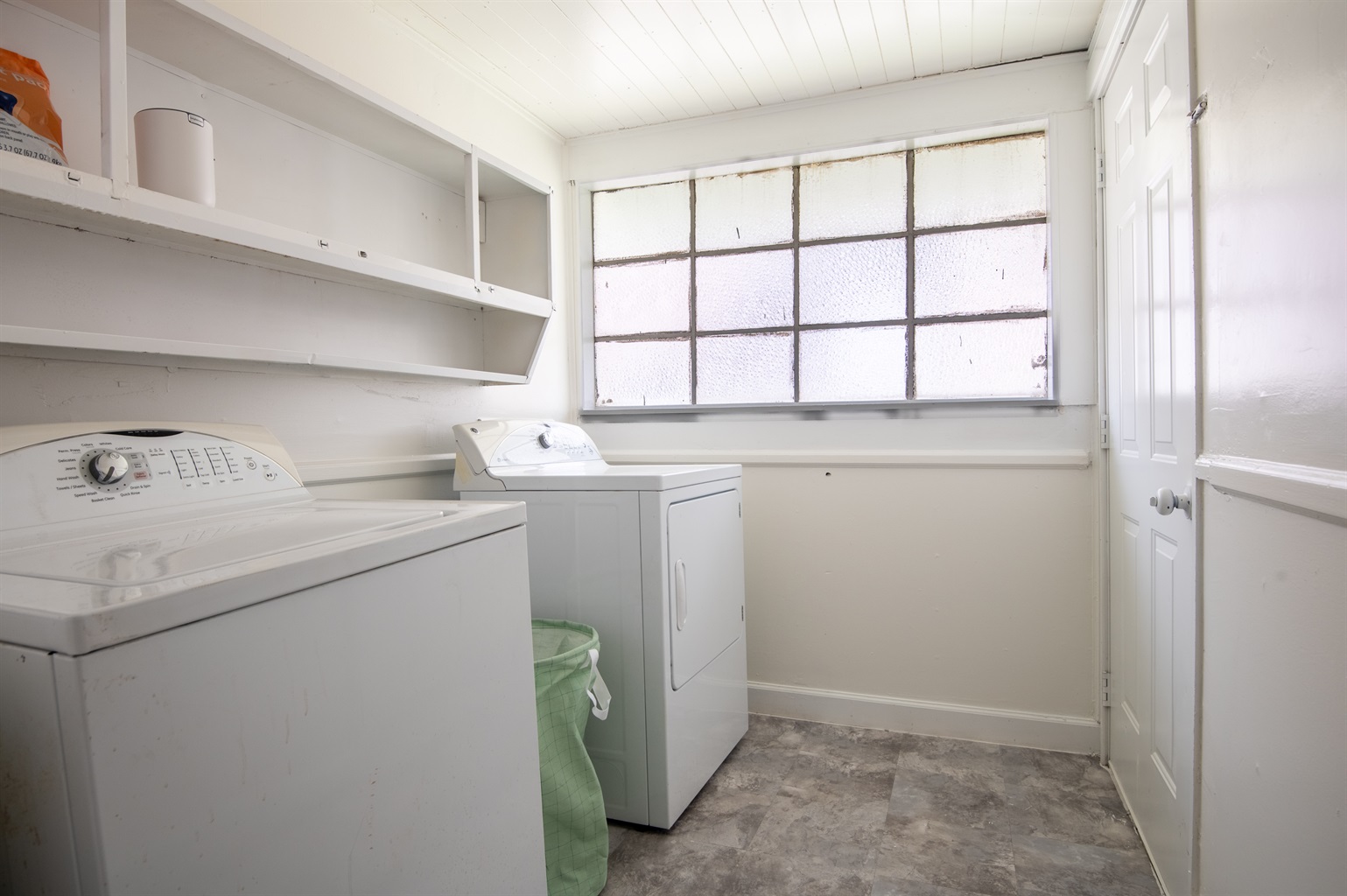 Convenient laundry room with washer and dryer—perfect for longer stays and family trips.