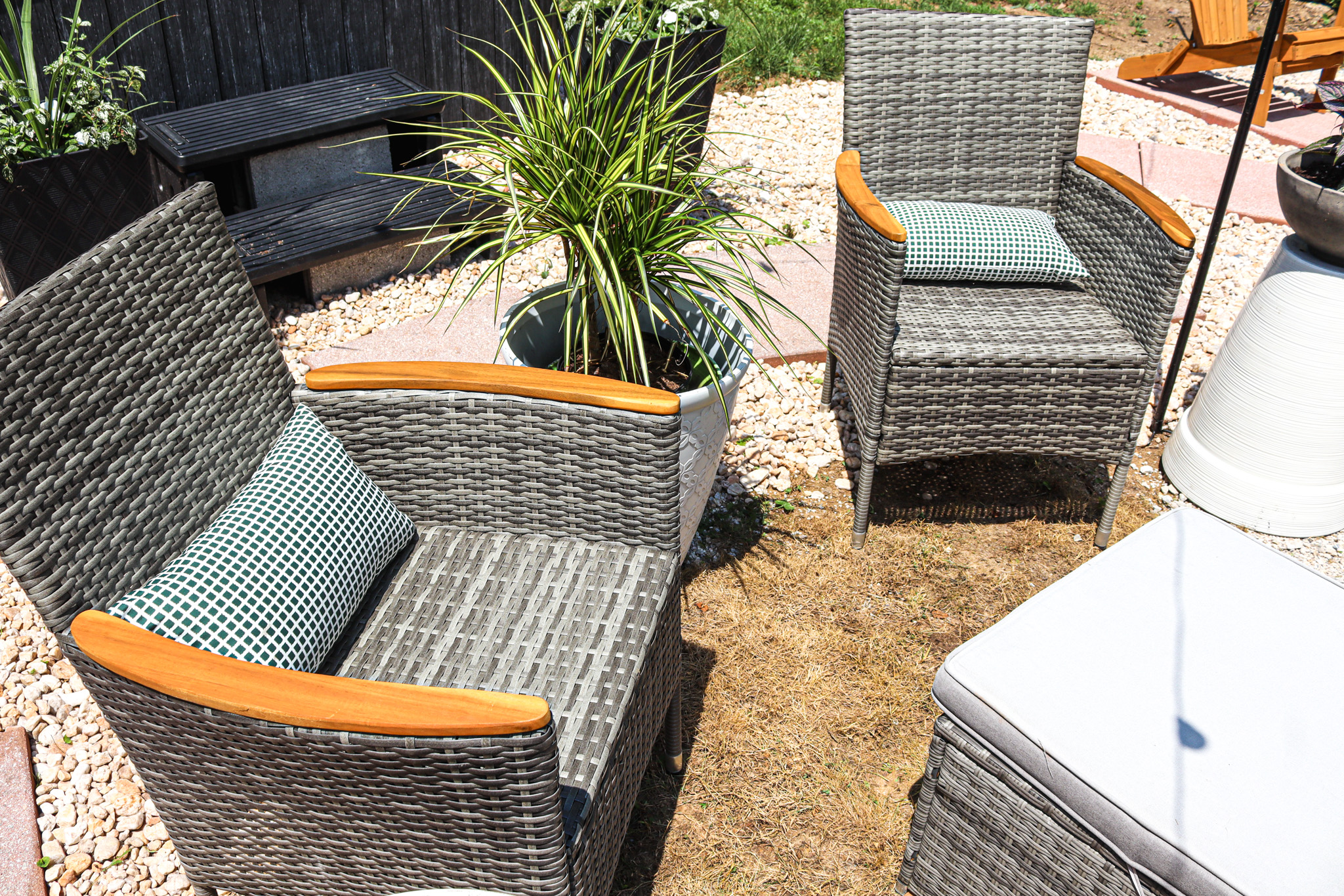 Plenty of seating for family and friends to gather