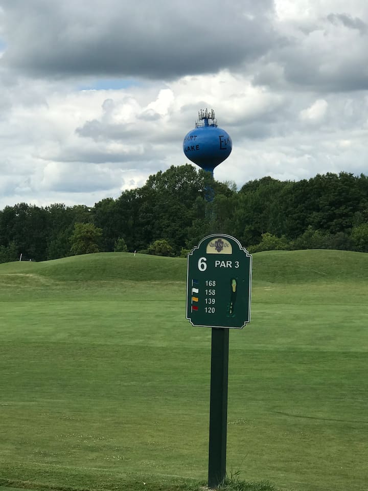 Close to local golf course. 