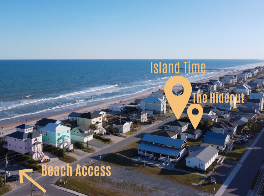 Steps to beach access!